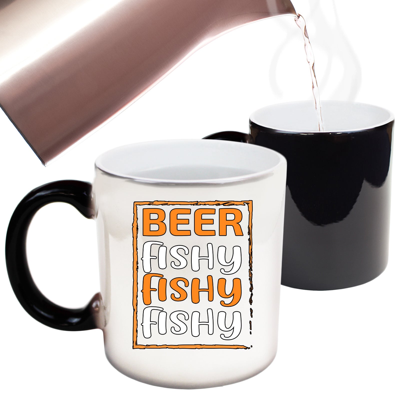 Beer Fishy Fish Fishing - Funny Colour Changing Mug