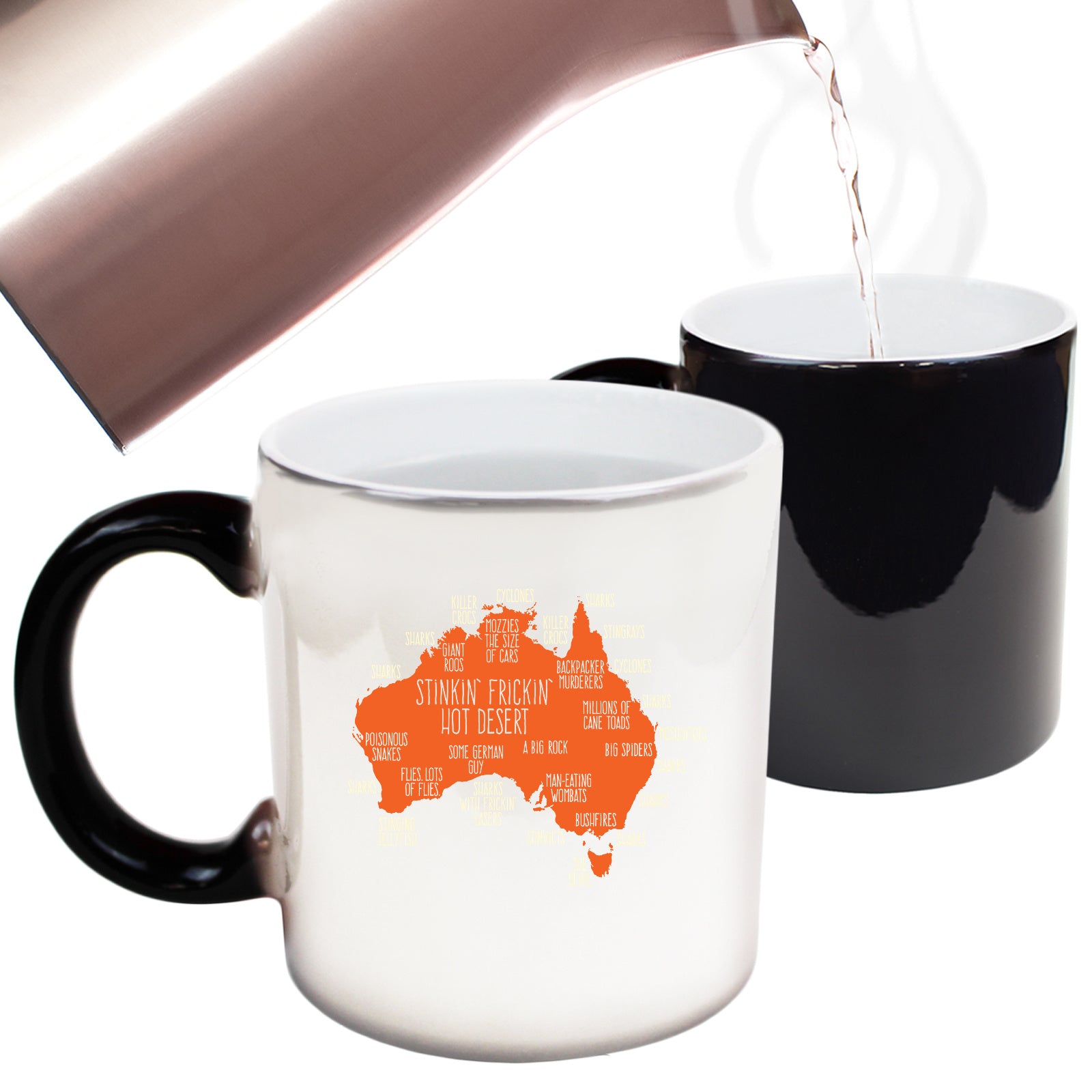 Australia Explained - Funny Colour Changing Mug