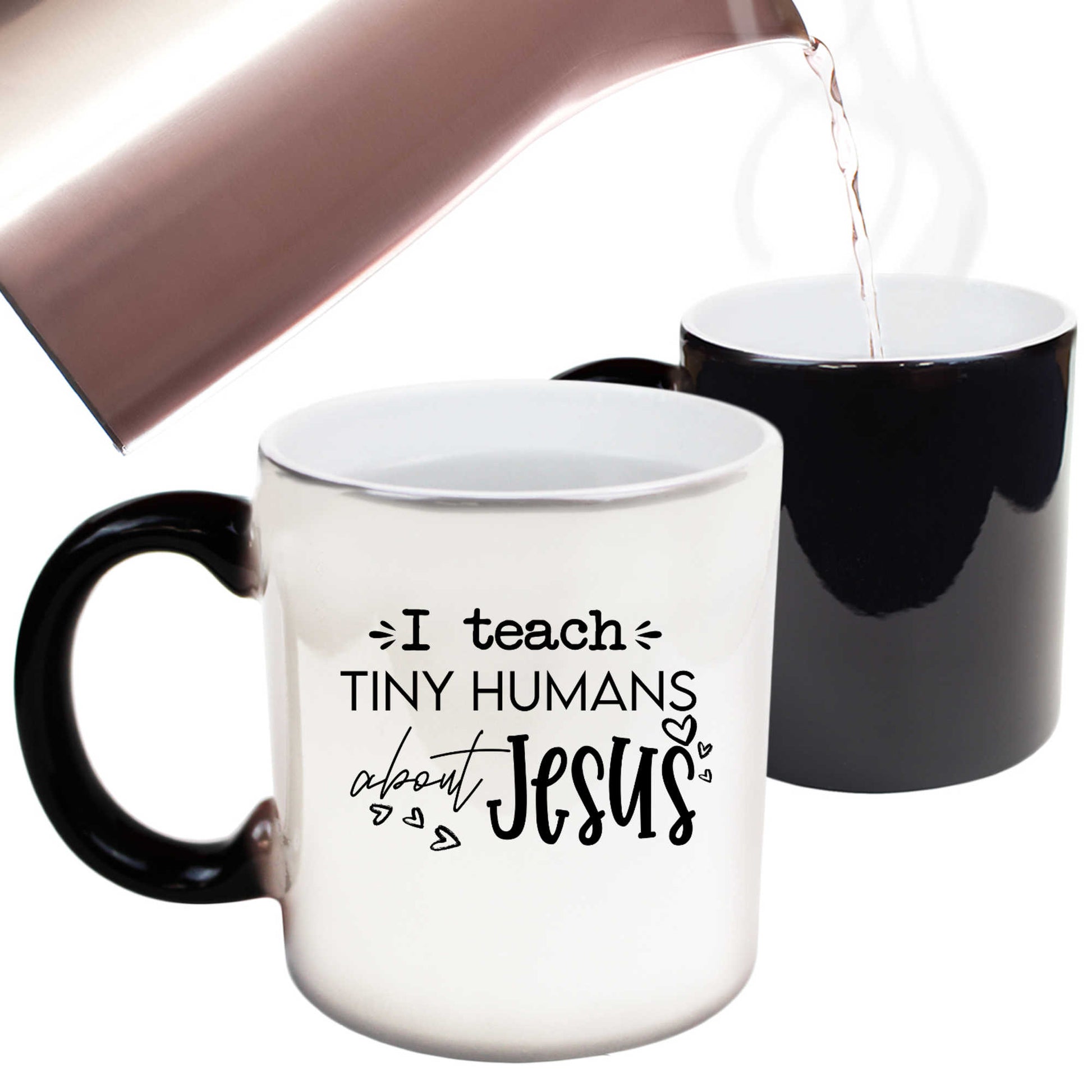 I Teach Tiny Humans About Jesus Teacher - Funny Colour Changing Mug