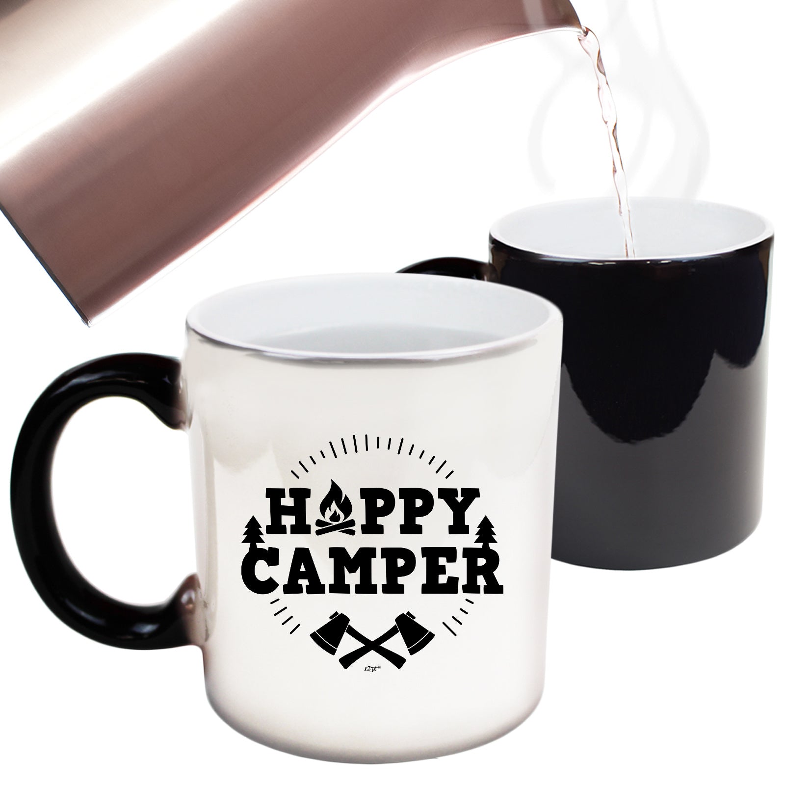 Happy Camper Camping - Funny Colour Changing Mug