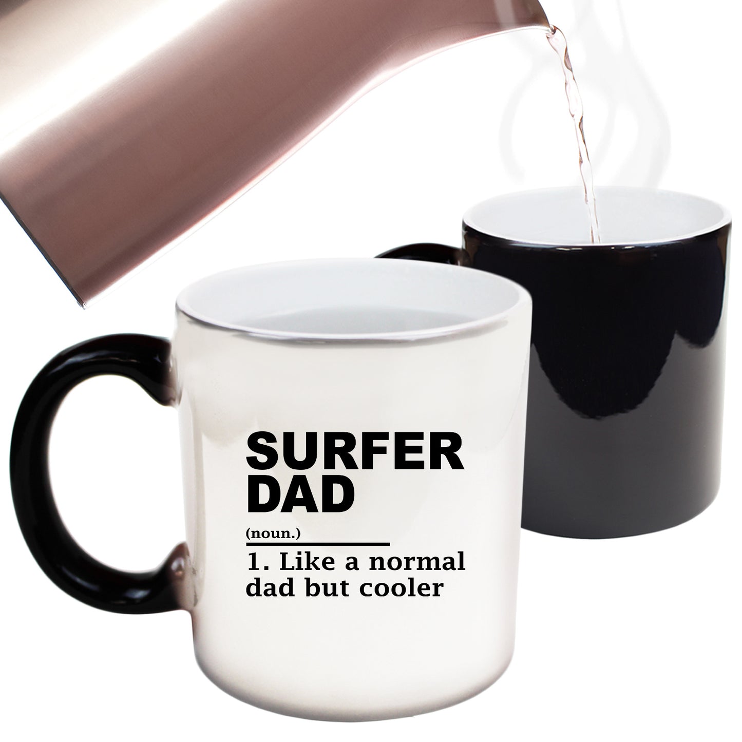 Surfer Dad Surf Surfing - Funny Colour Changing Mug