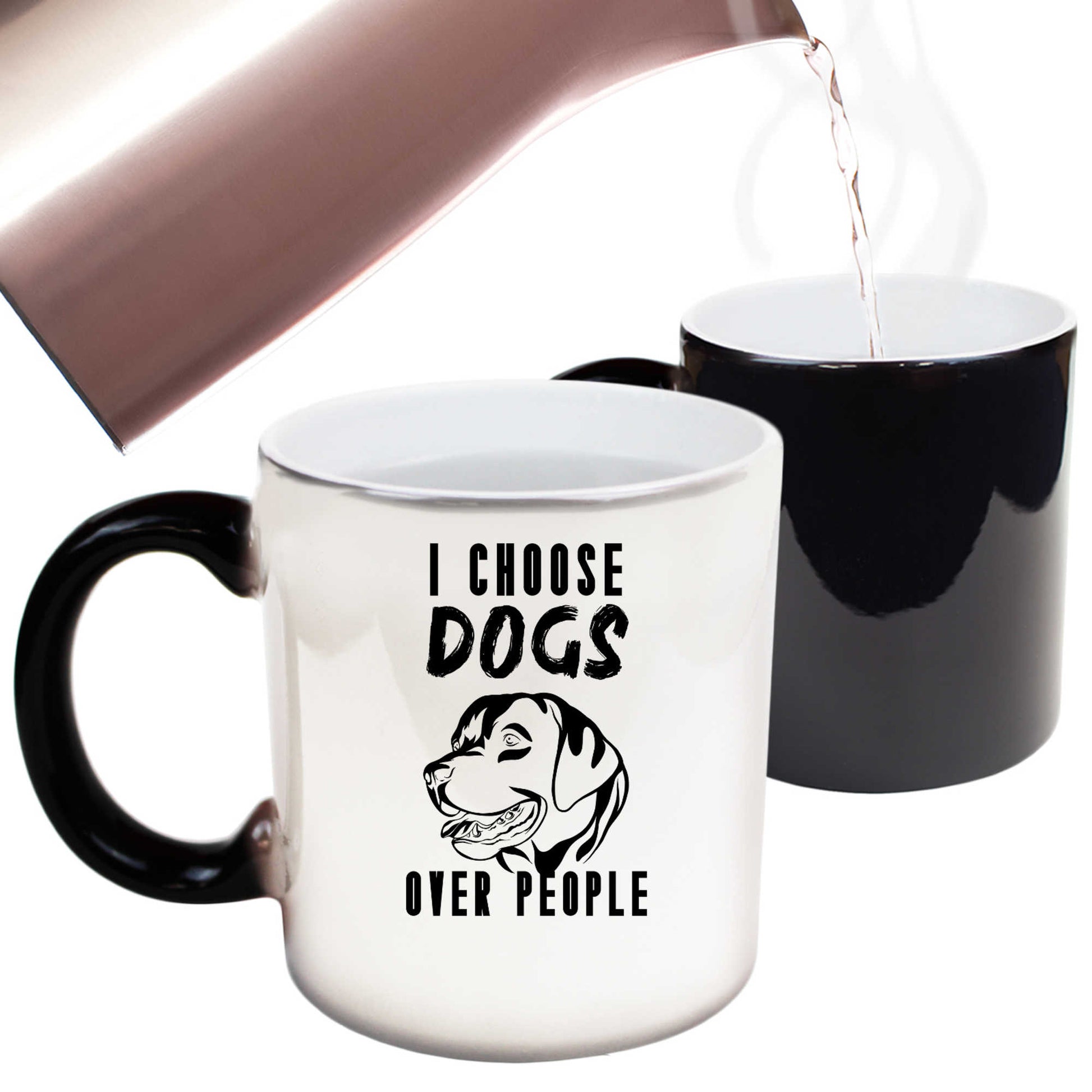 I Choose Dog Over People - Funny Colour Changing Mug