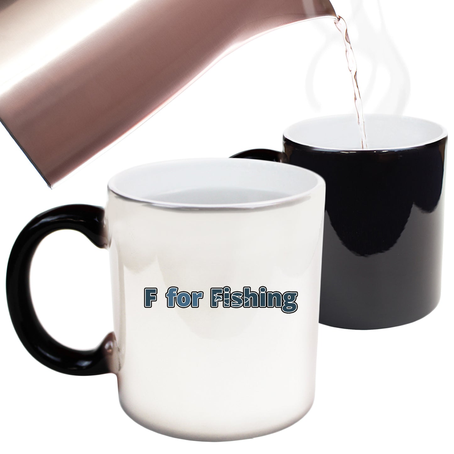 F For Fishing - Funny Colour Changing Mug