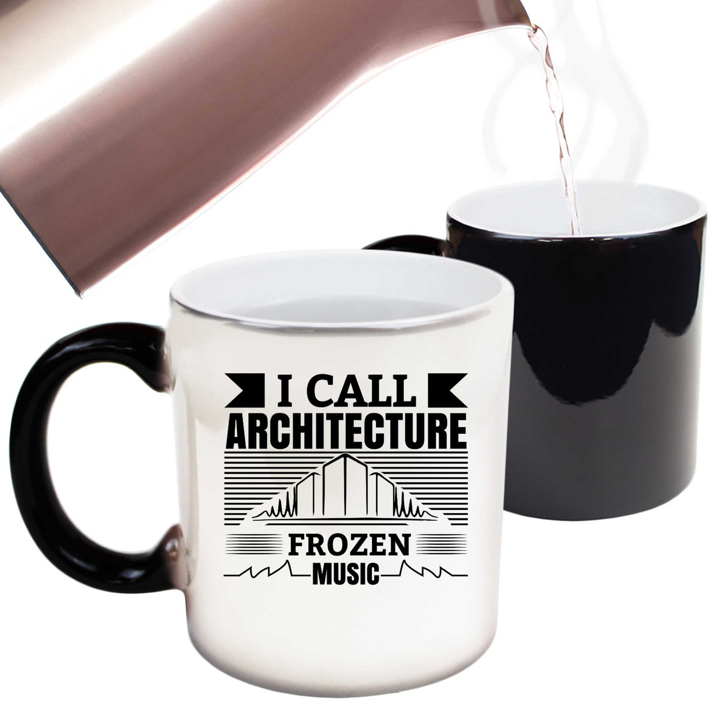 I Call Architecture Frozen Music Architect - Funny Colour Changing Mug