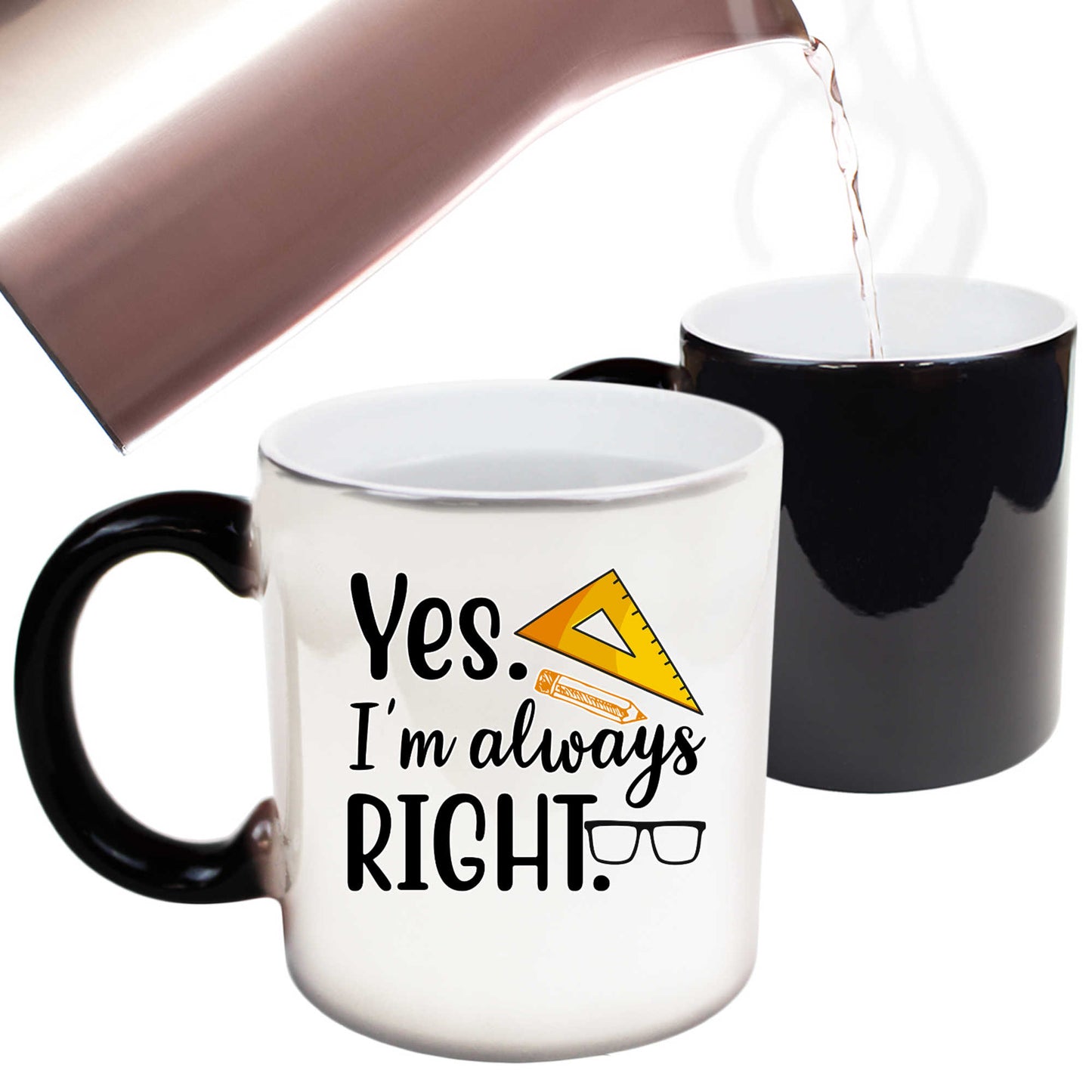 Yes Im Always Right Teaching Teacher - Funny Colour Changing Mug