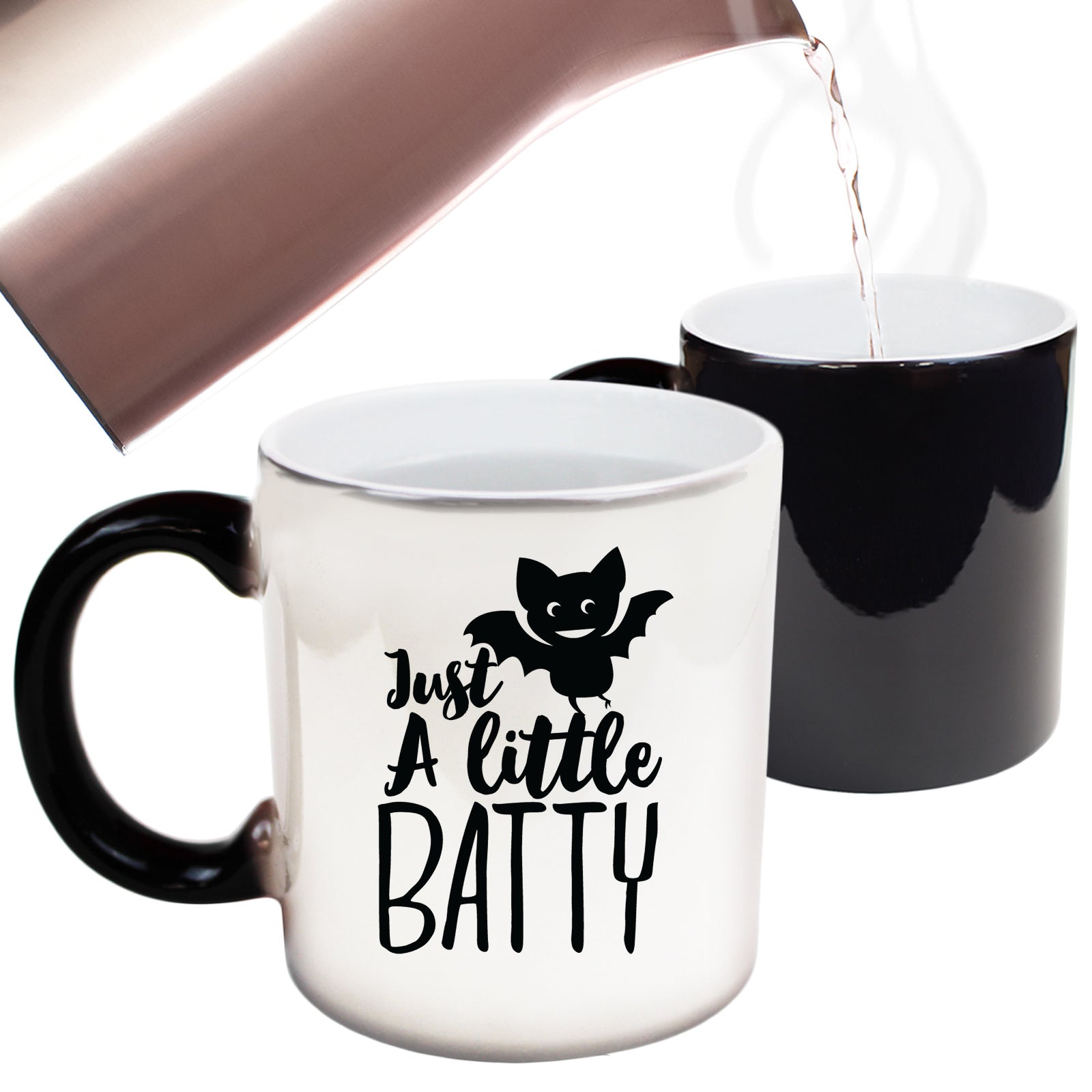 Just A Little Batty Halloween - Funny Colour Changing Mug