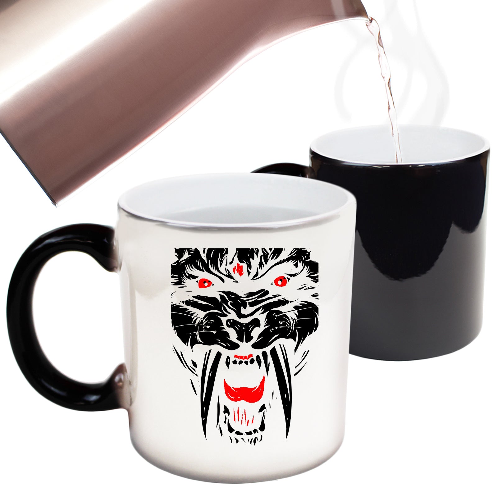 Sabertooth Animal Fashion - Funny Colour Changing Mug