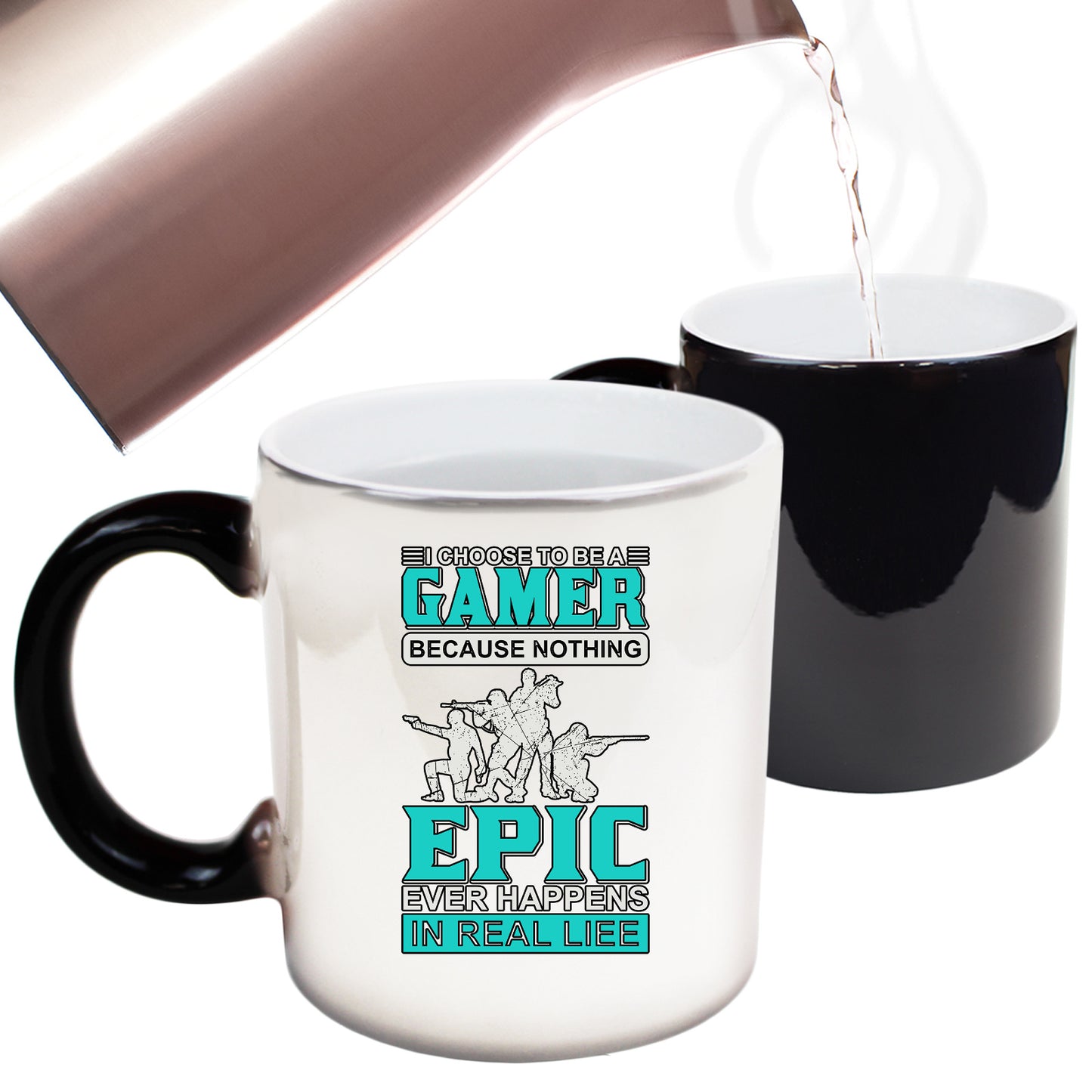 Choose To Be A Gamer Nothing Epic Happen In Real Life - Funny Colour Changing Mug