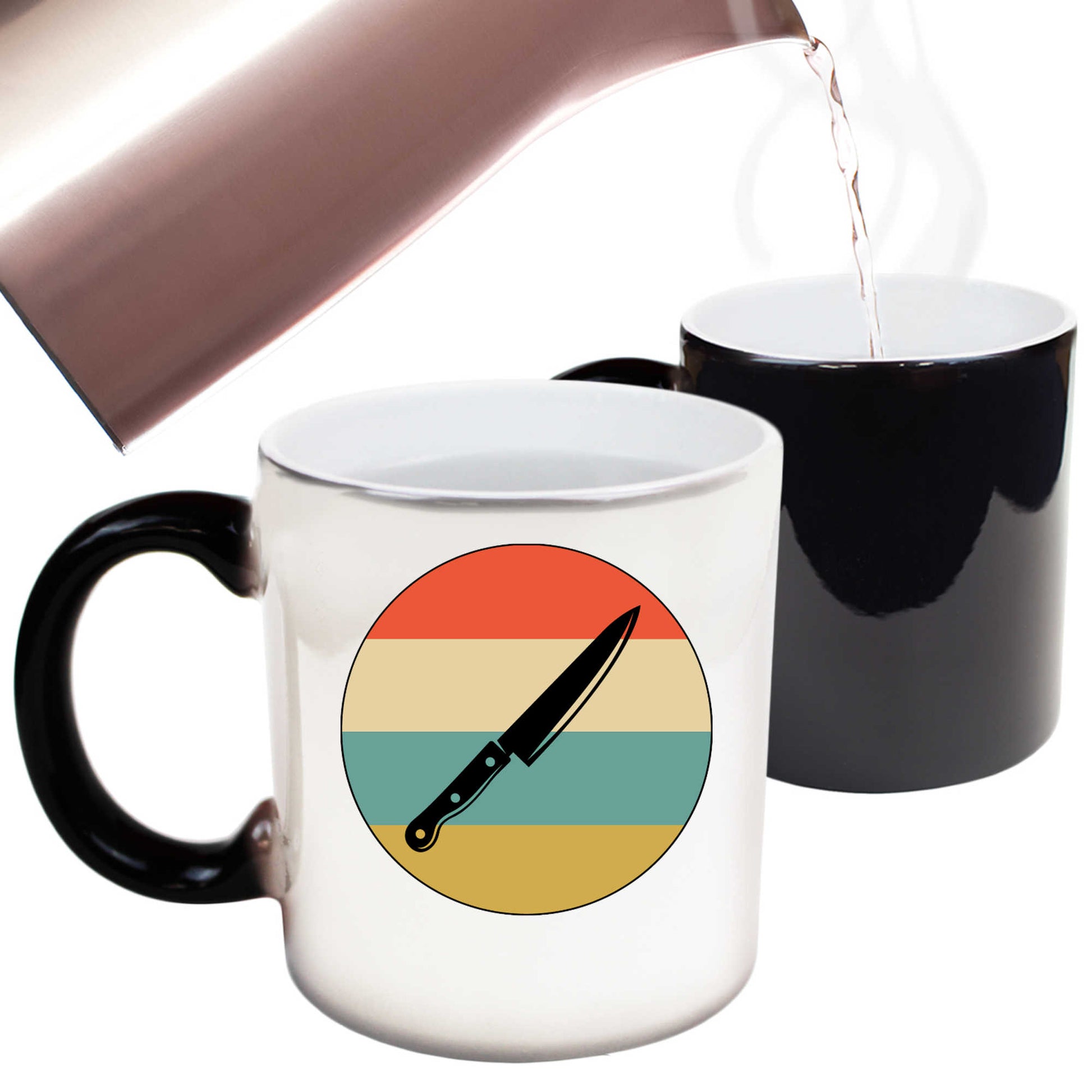 Knife Chef Cooking Kitchen - Funny Colour Changing Mug