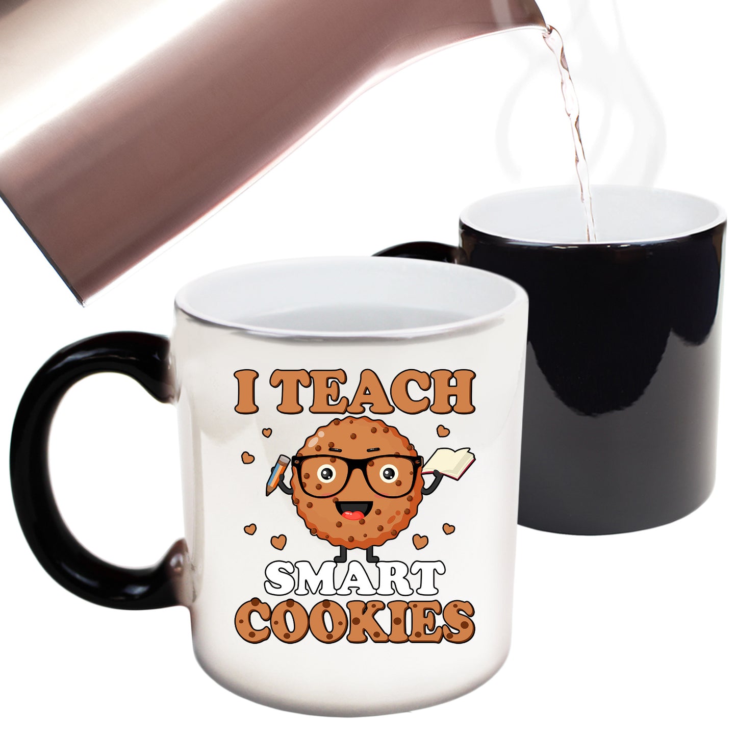 I Teach Smark Cookies Teacher - Funny Colour Changing Mug