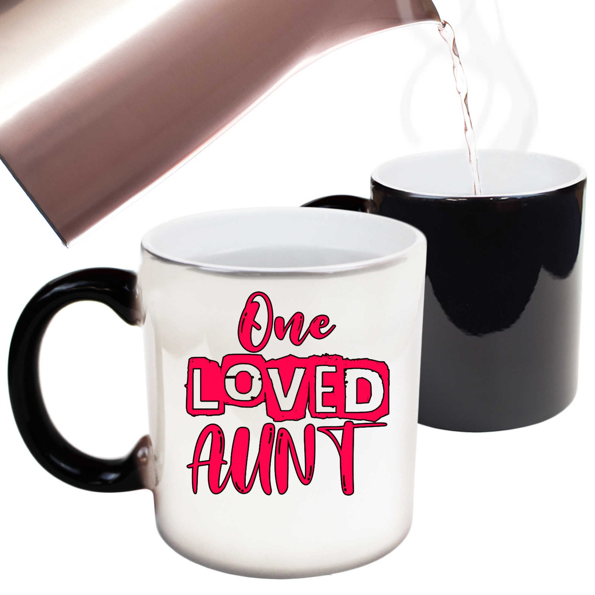 One Loved Aunt Auntie - Funny Colour Changing Mug