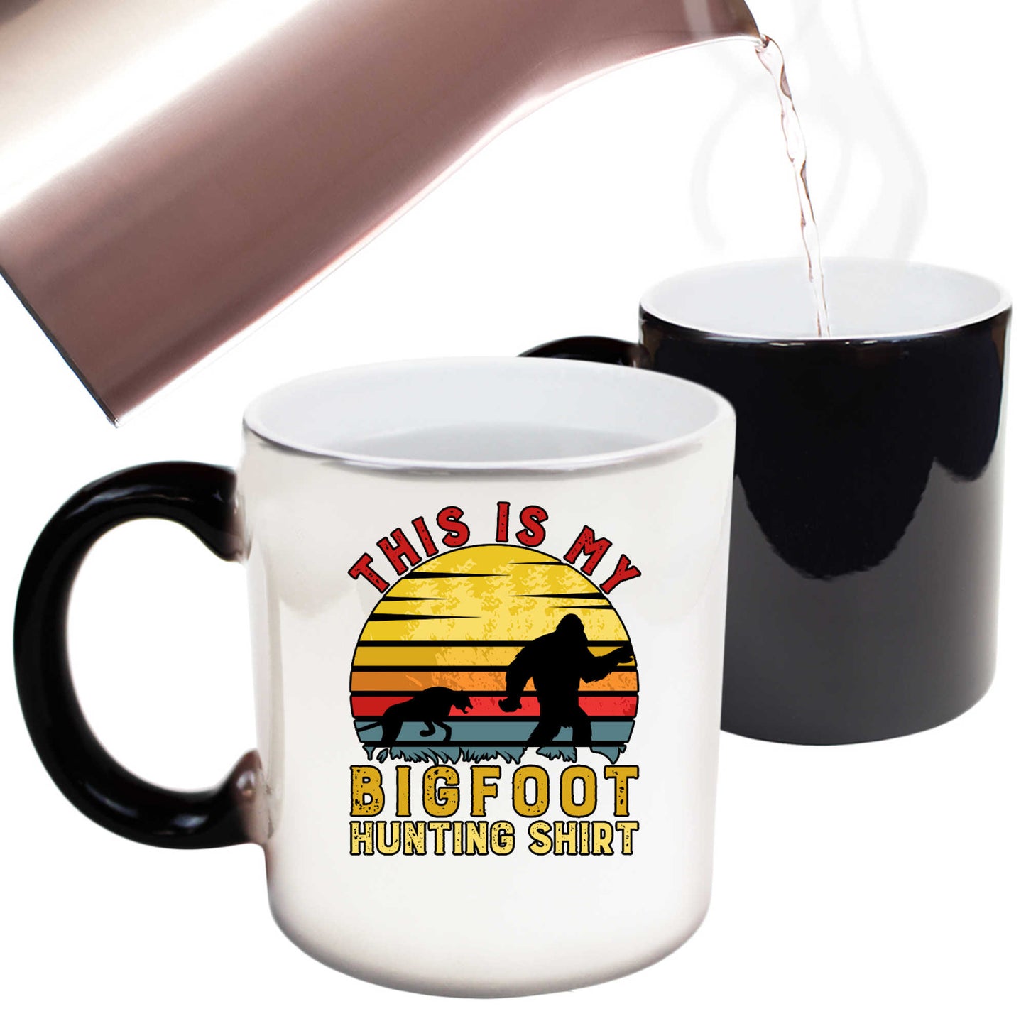 This Is My Bigfoot Hunting Shirt - Funny Colour Changing Mug