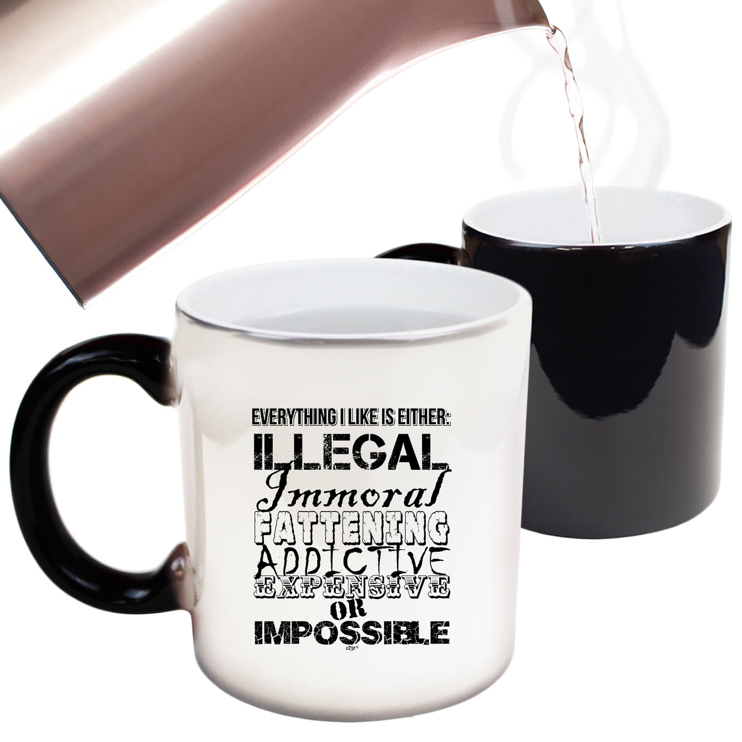 Everything Like Is Either Immoral Or Impossible - Funny Colour Changing Mug