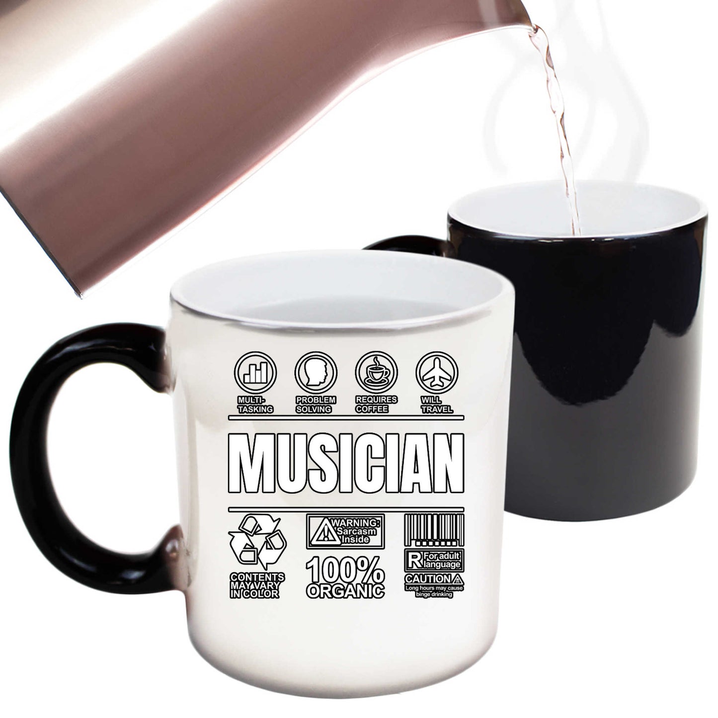 Musician Sarcastic Humour - Funny Colour Changing Mug