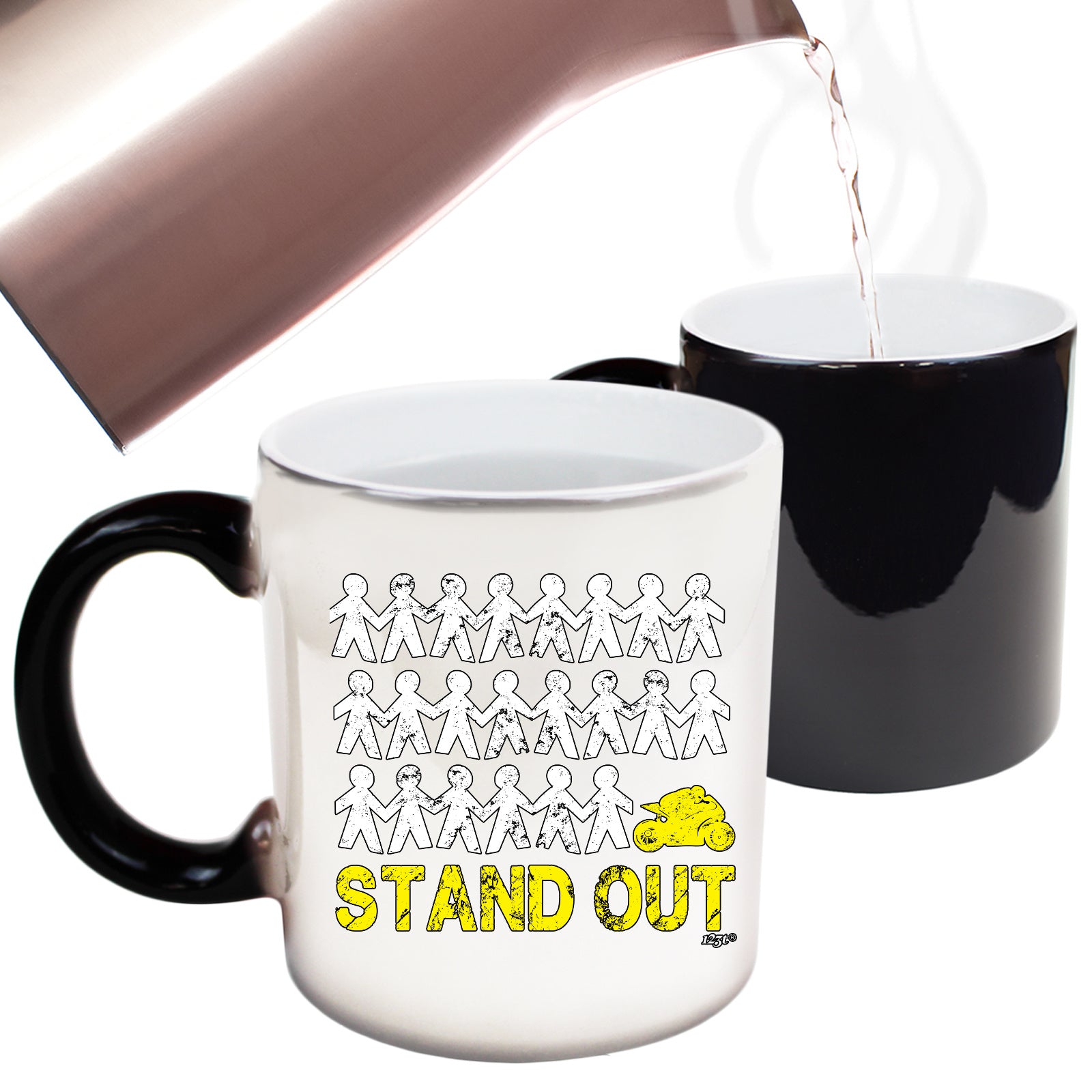 Stand Out Racing Motorbike - Funny Colour Changing Mug