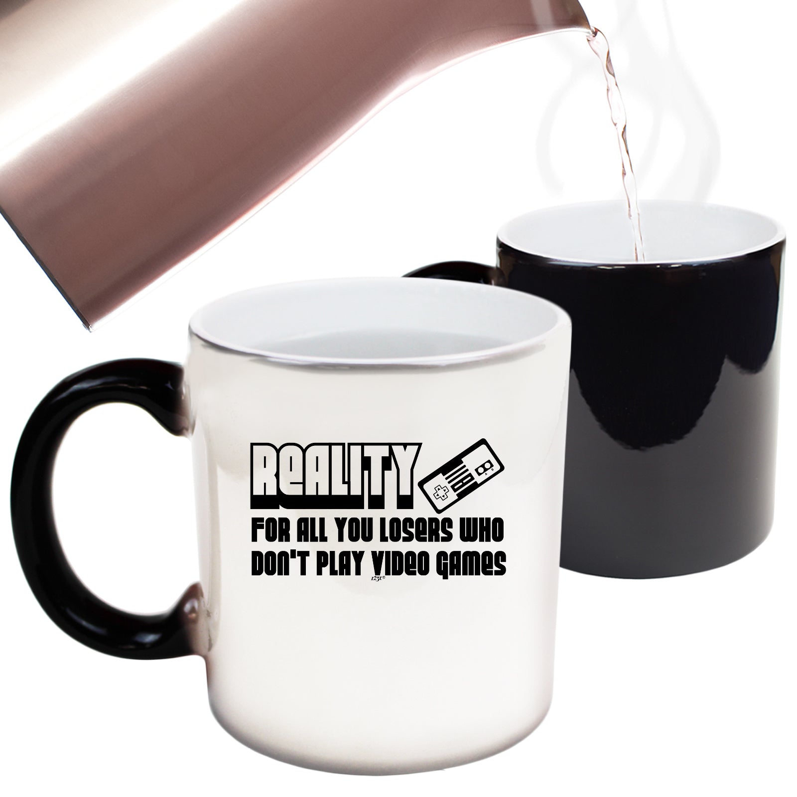 Reality For All You Losers Who Dont Play Video Games - Funny Colour Changing Mug