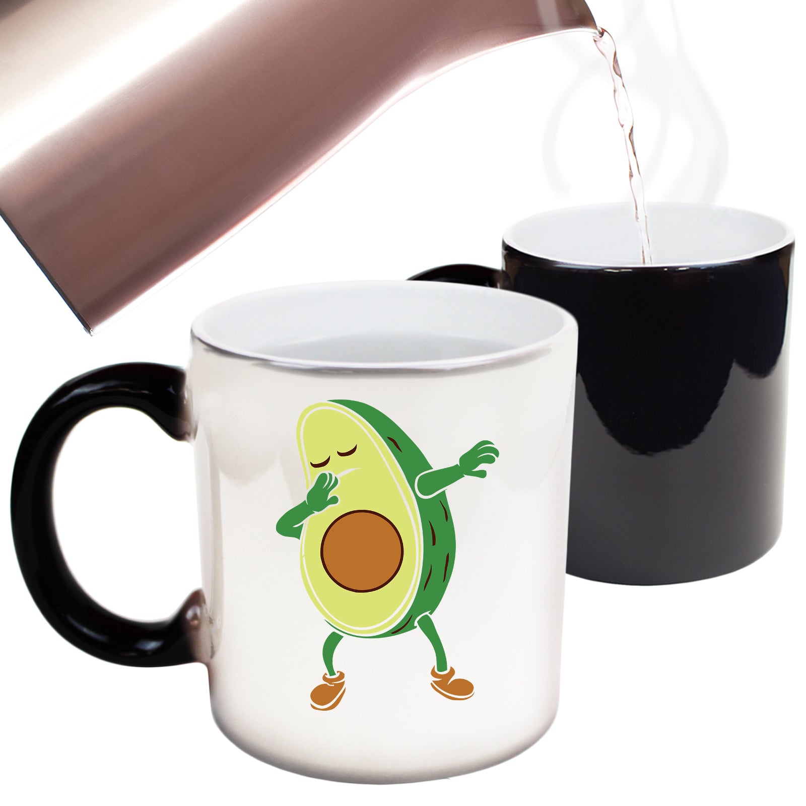 Avocado Dabbing Dancing Fashion - Funny Colour Changing Mug