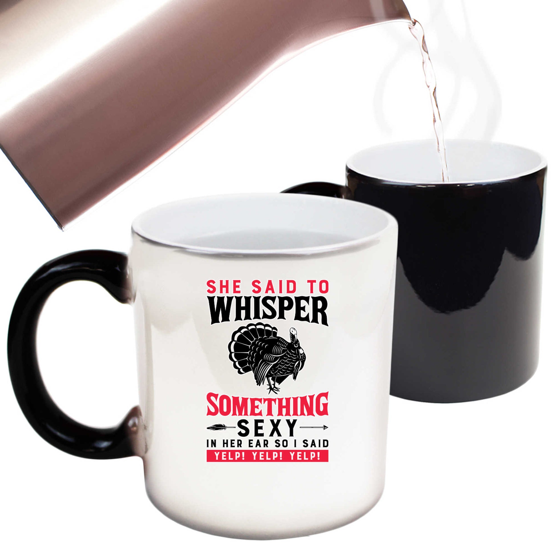 She Said To Whisper Something Sexy - Funny Colour Changing Mug