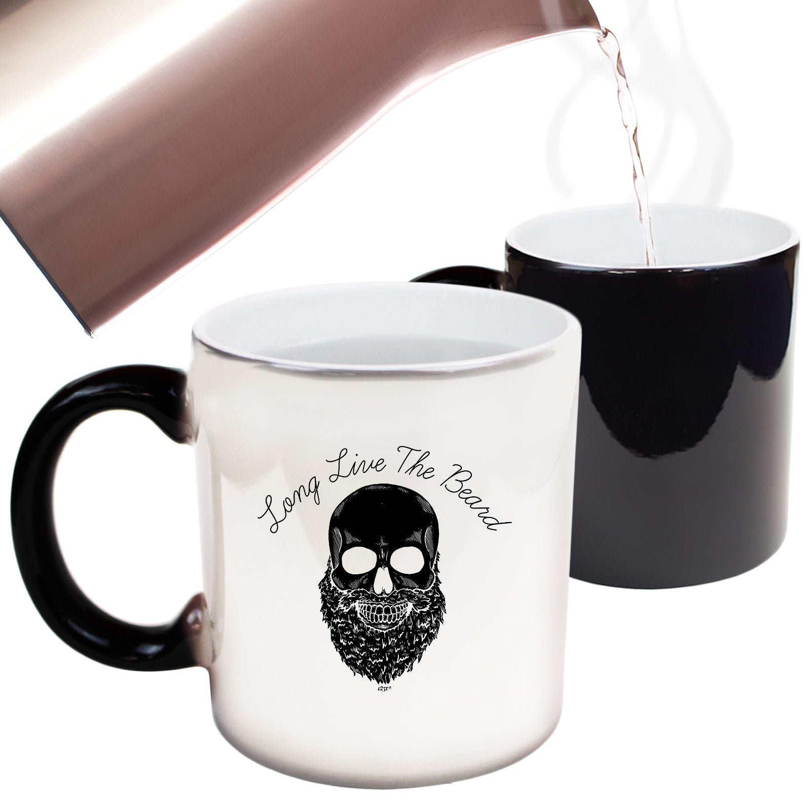 Long Live The Beard - Funny Colour Changing Mug