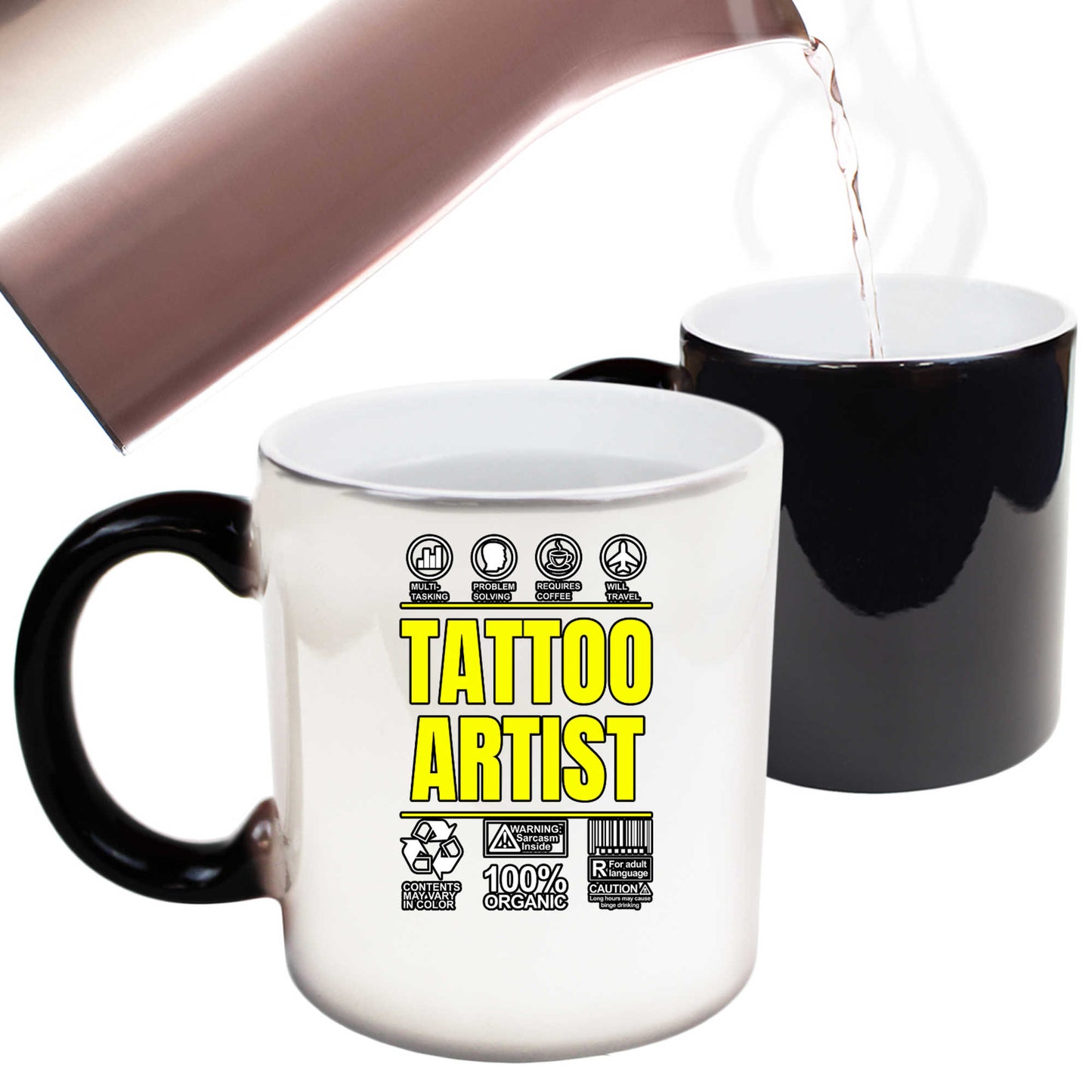 Tattoo Artist Sarcastic Humour - Funny Colour Changing Mug