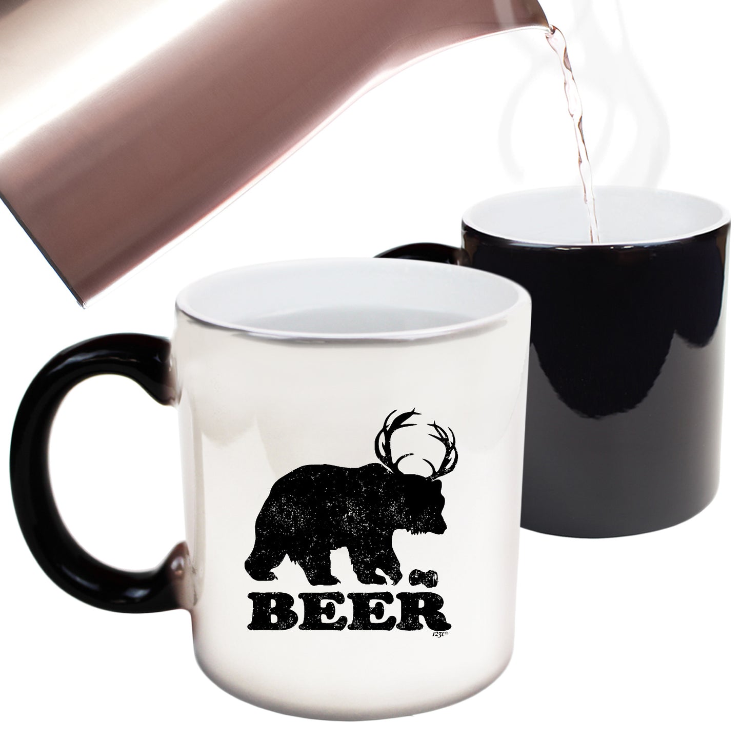 Beer Bear Deer - Funny Colour Changing Mug