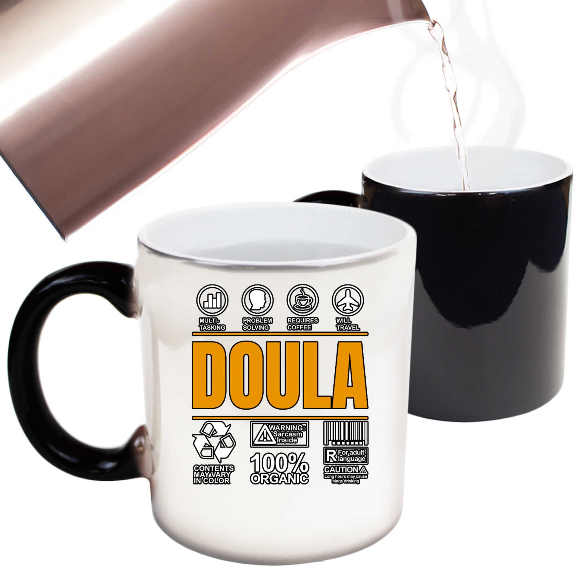 Doula Sarcastic Humour - Funny Colour Changing Mug