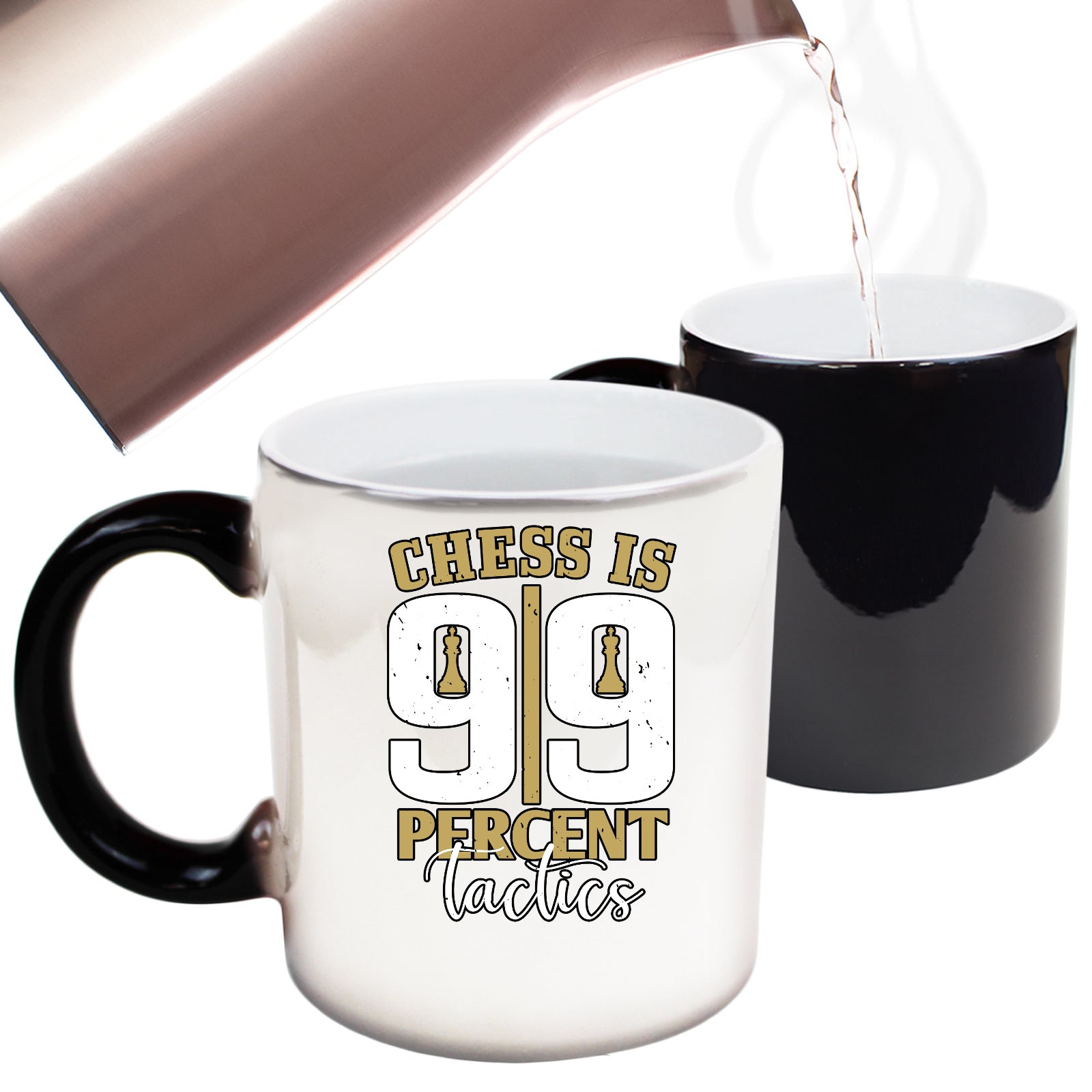 Chess Is 99 Percent Tactics - Funny Colour Changing Mug