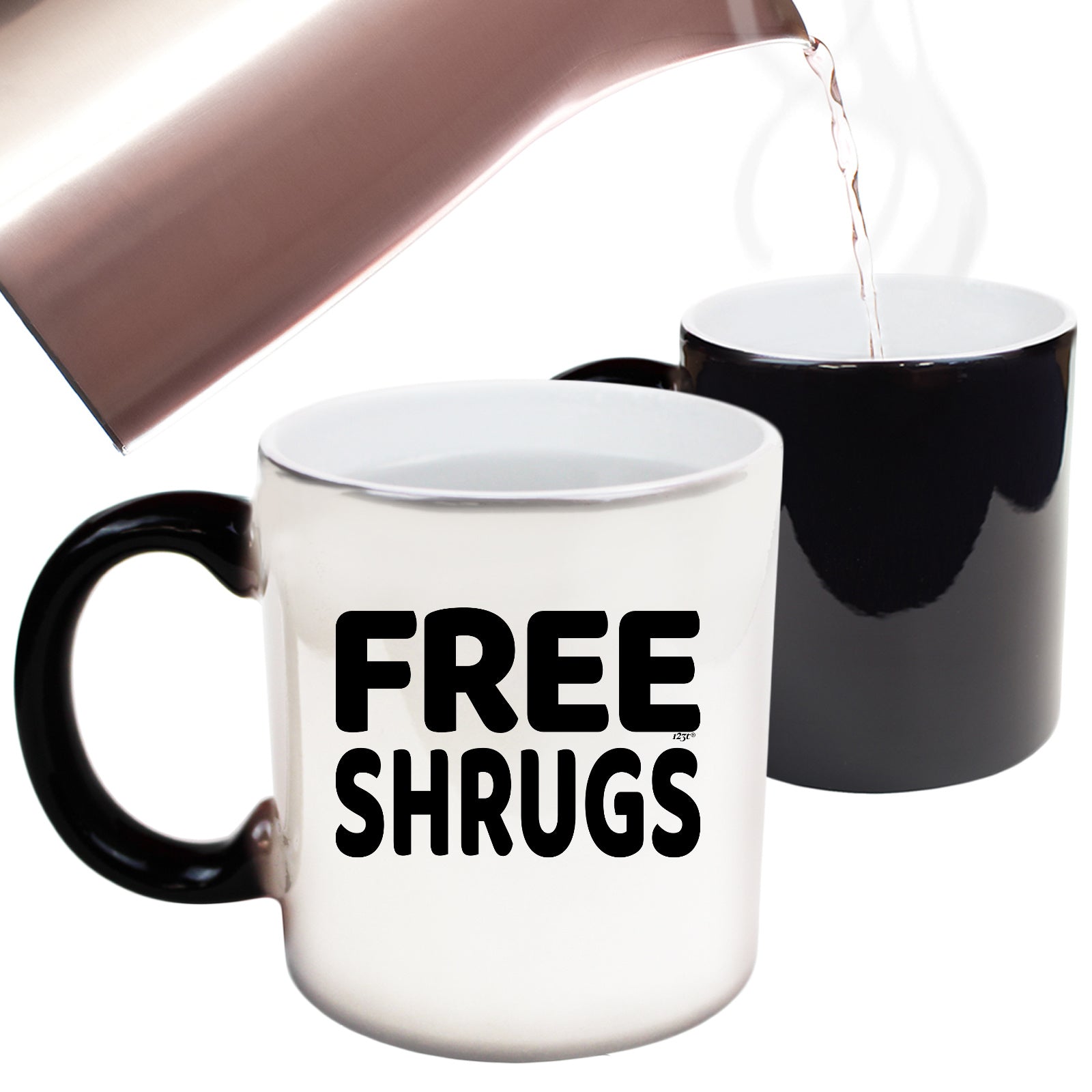 Free Shrugs - Funny Colour Changing Mug