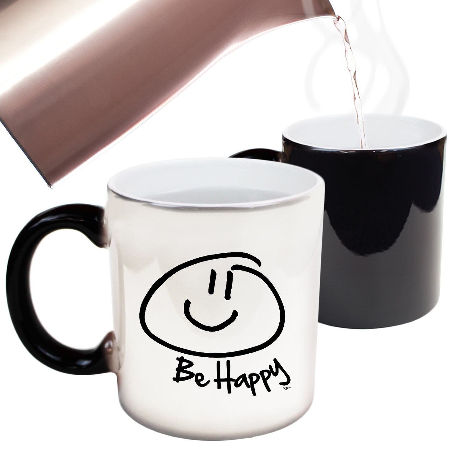 Be Happy - Funny Colour Changing Mug