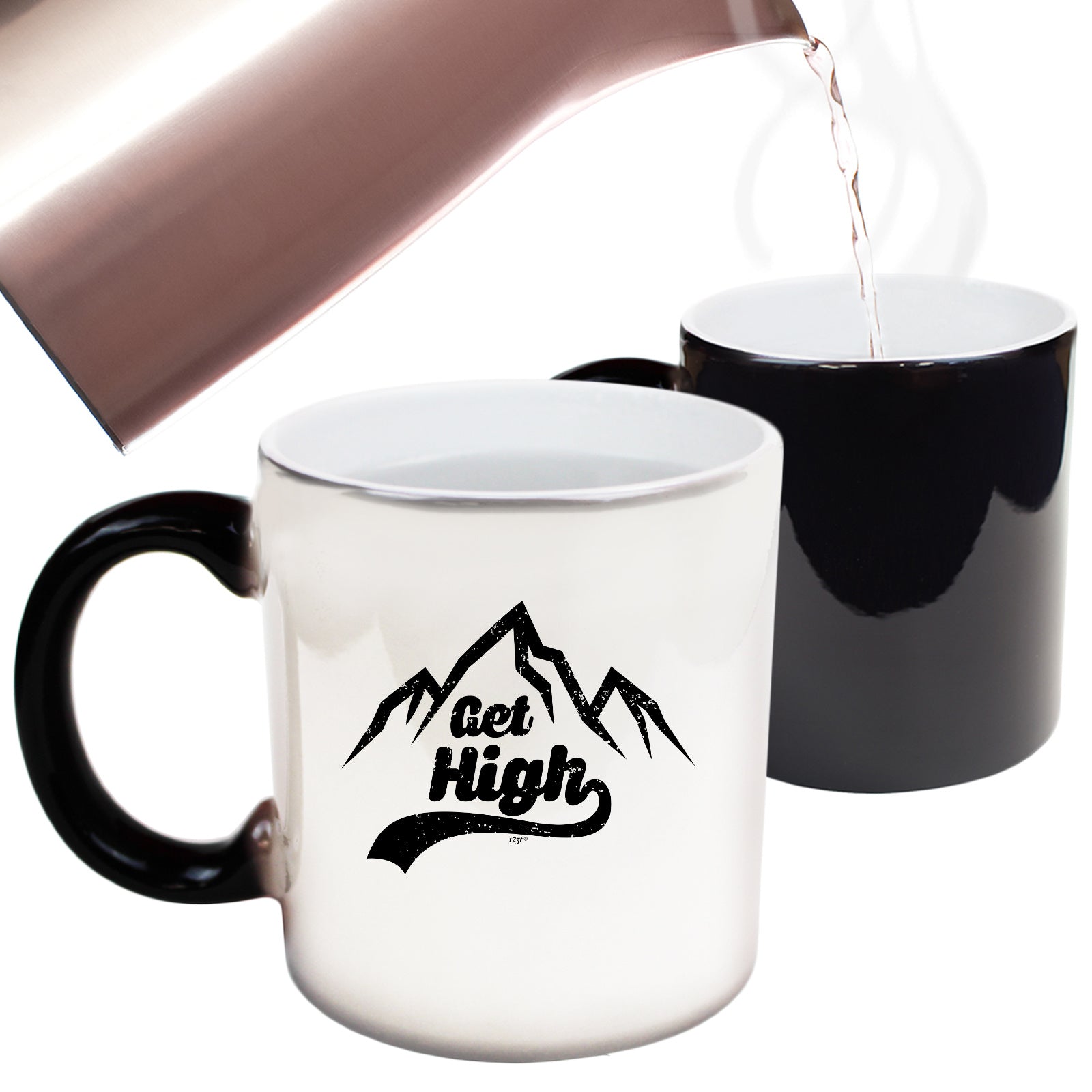 Get High Snow Mountains - Funny Colour Changing Mug