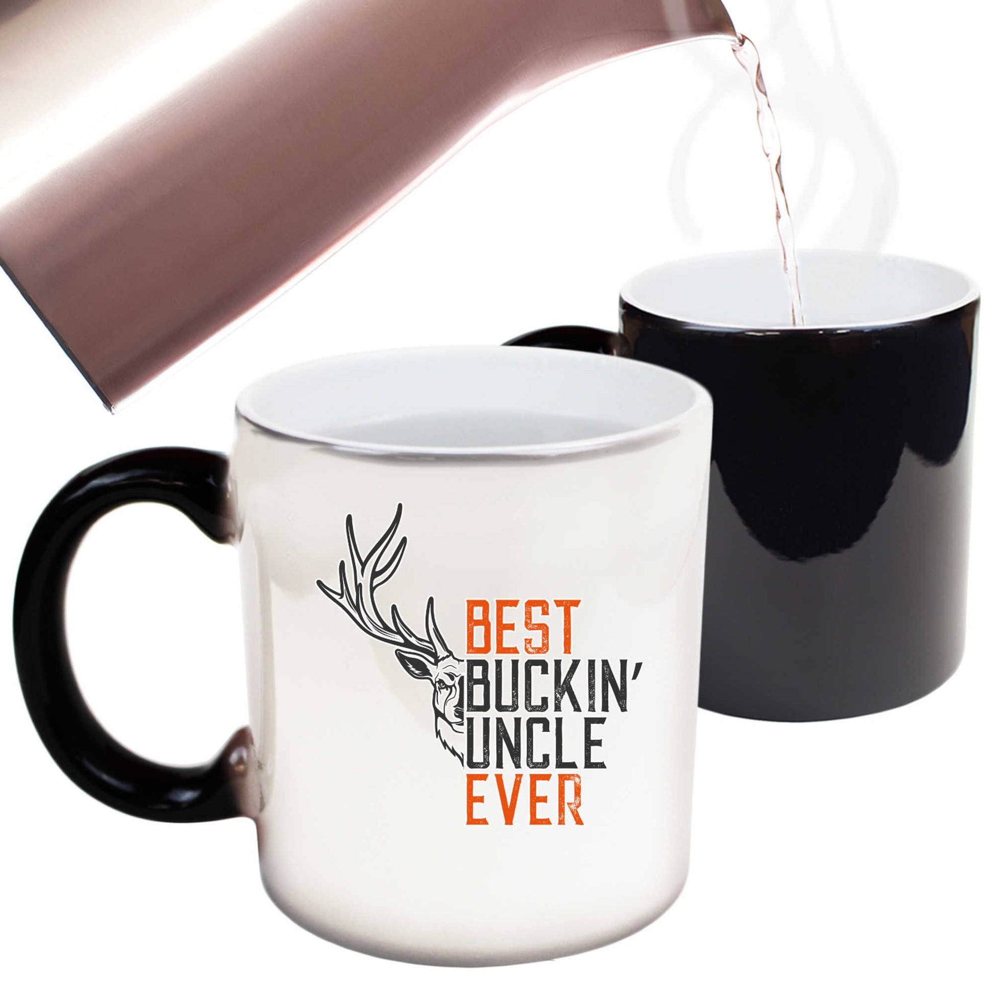 Best Buckin Uncle Ever - Funny Colour Changing Mug