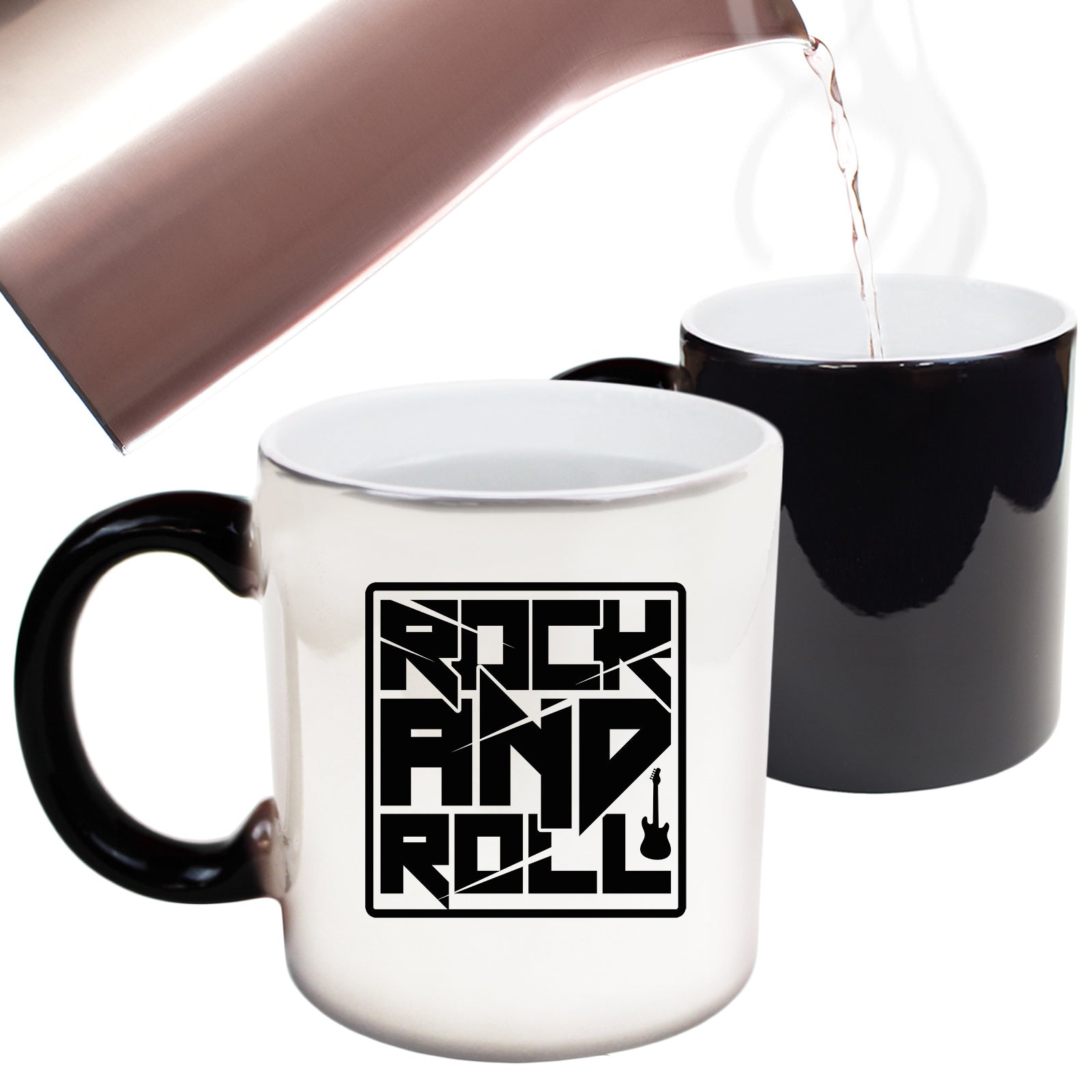 Rock And Roll Music - Funny Colour Changing Mug