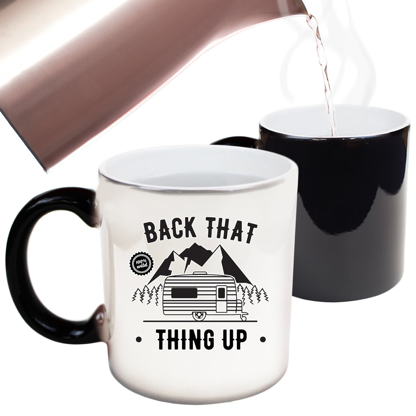 Back That Thing Up Caravan Trip - Funny Colour Changing Mug