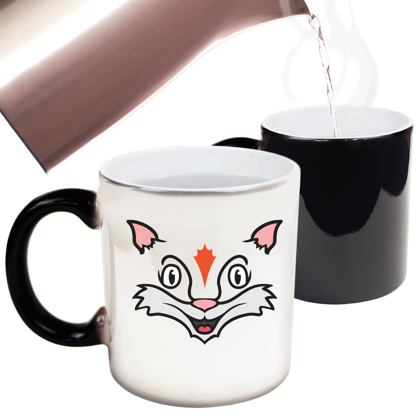 Fox Animal Face Ani Mates - Funny Colour Changing Mug