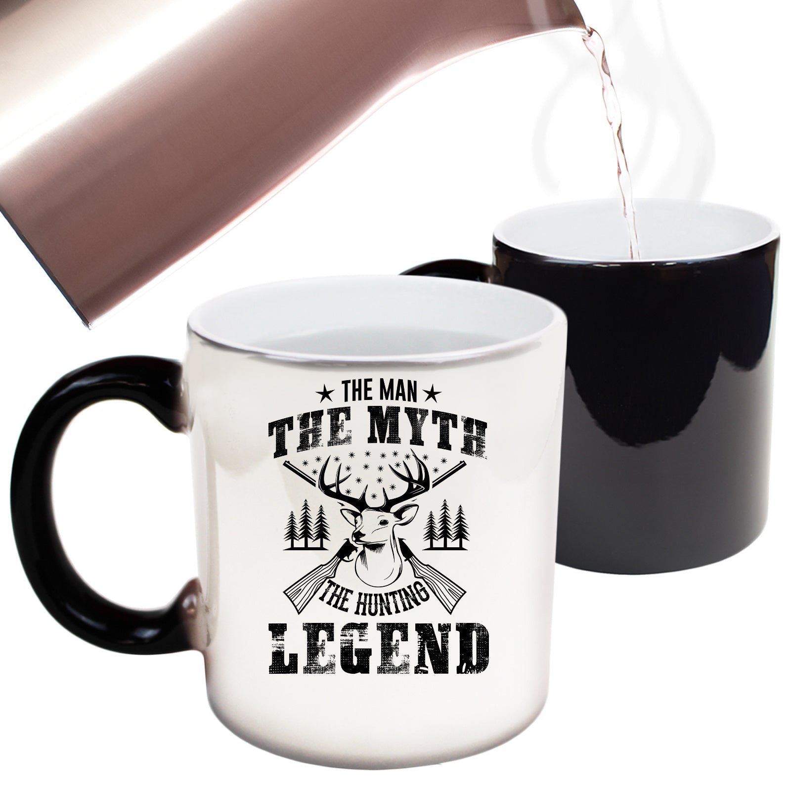 The Man Myth Hunting Legend Hunt - Funny Colour Changing Mug