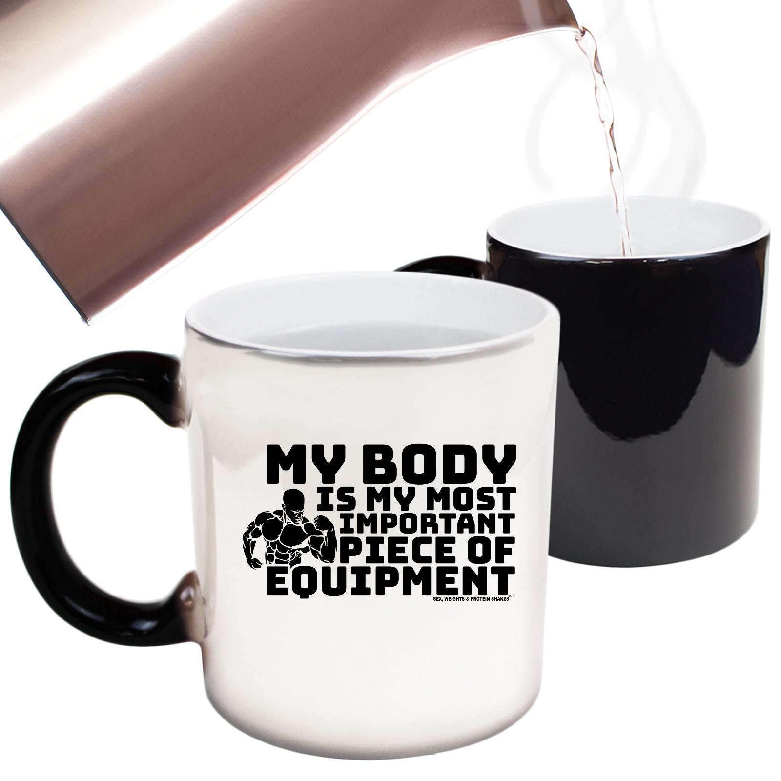 Swps My Body Is My Most Important Piece Of Equipmen - Funny Colour Changing Mug