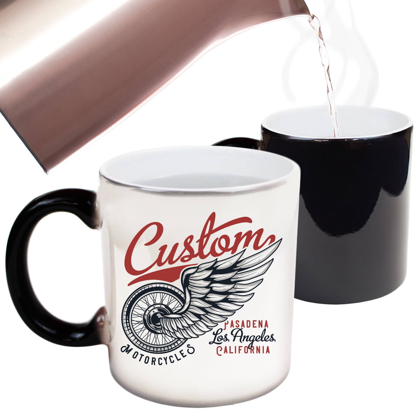 Custom Motorcycles Motorebike La California - Funny Colour Changing Mug