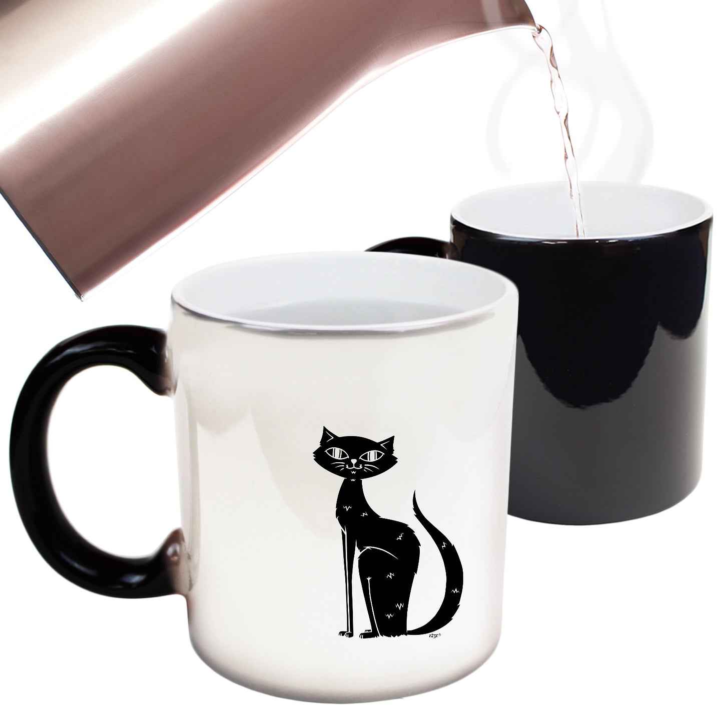 Cat Sitting - Funny Colour Changing Mug