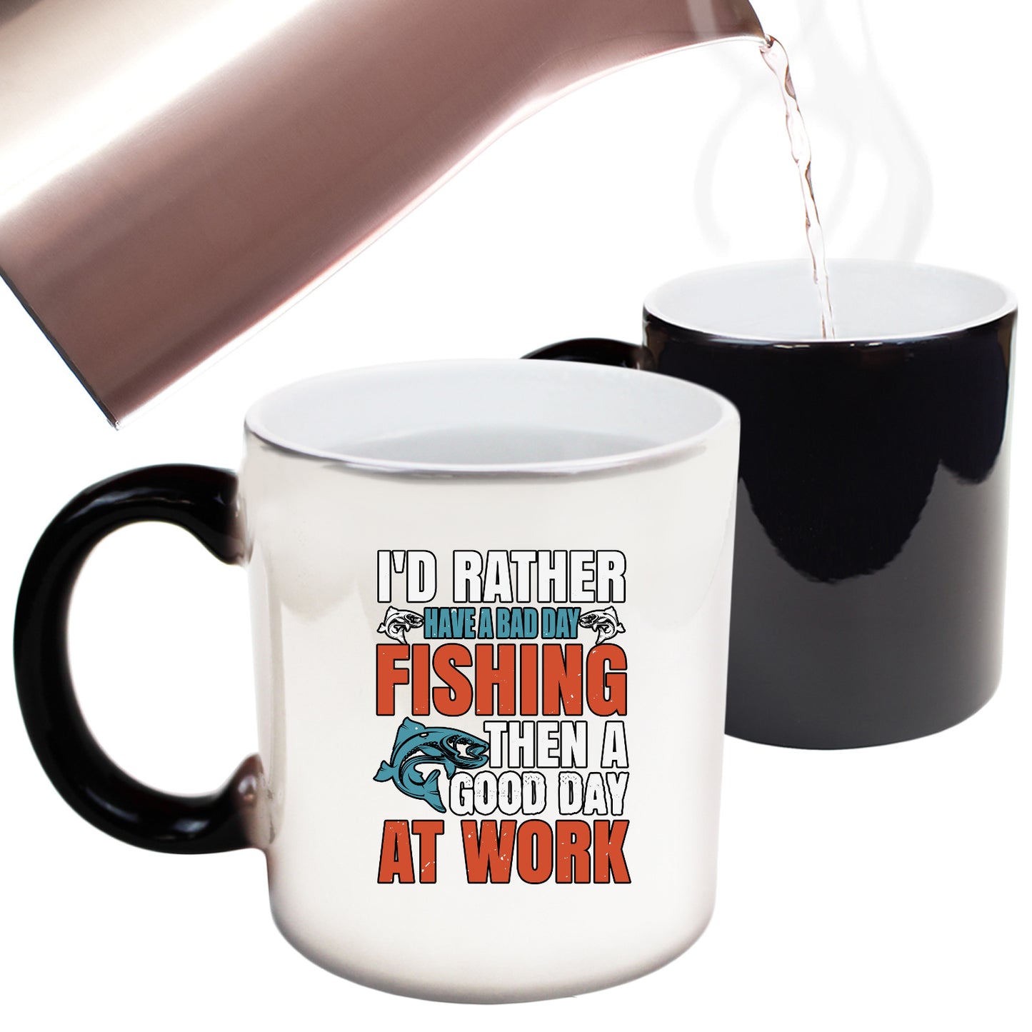 A Bad Day Fishing 2 - Funny Colour Changing Mug