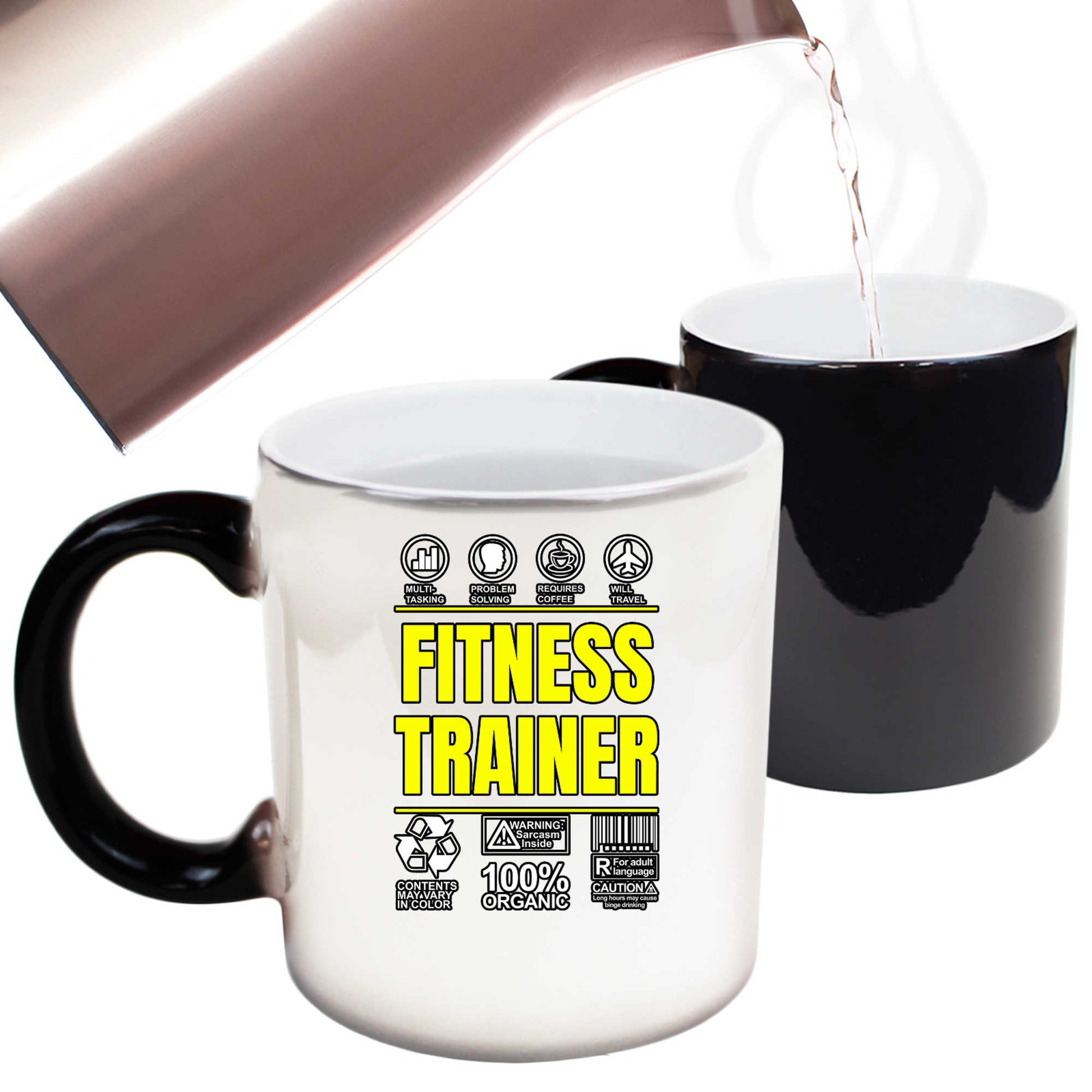 Fitness Trainer  Sarcastic Humour - Funny Colour Changing Mug