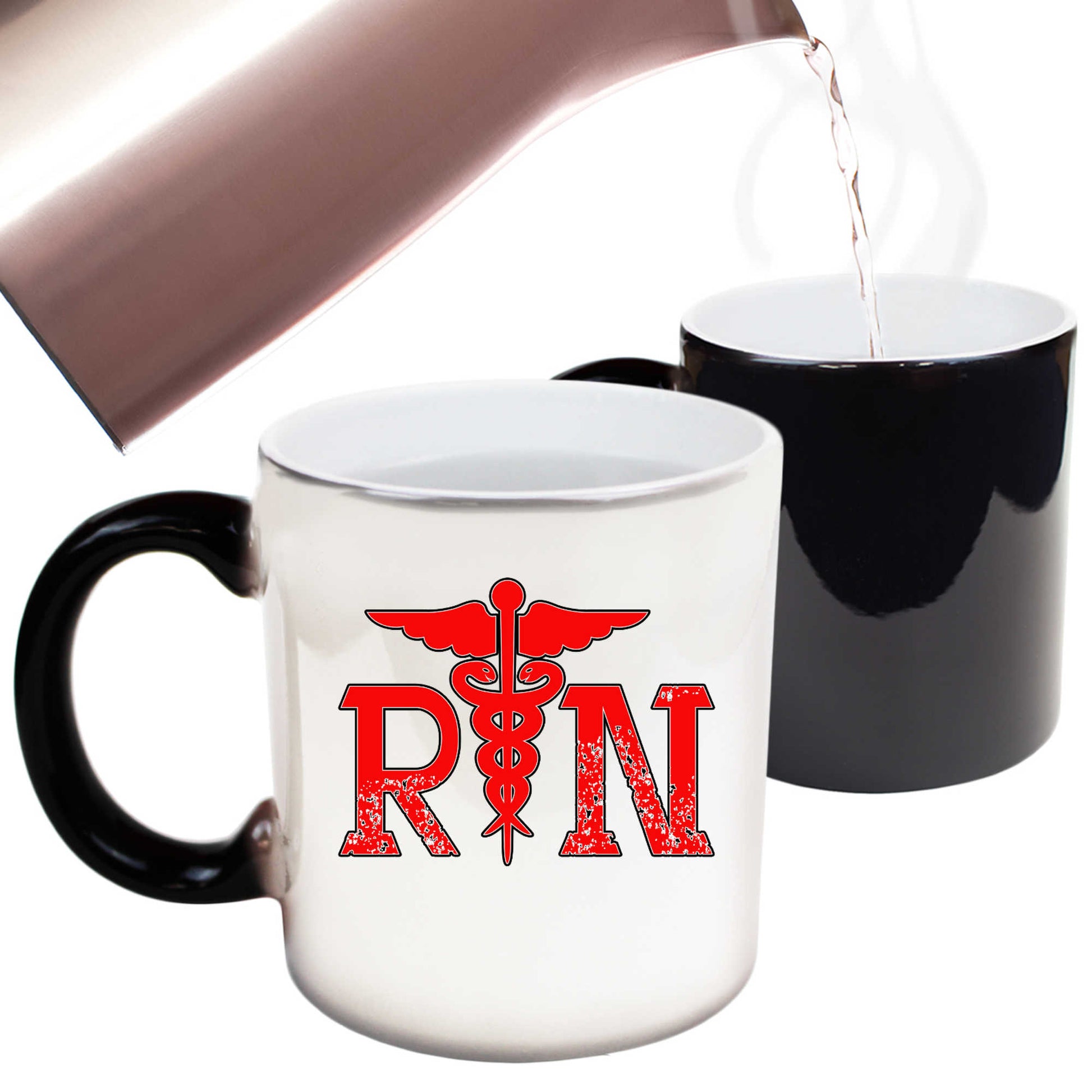 Rn Nurse Logo - Funny Colour Changing Mug