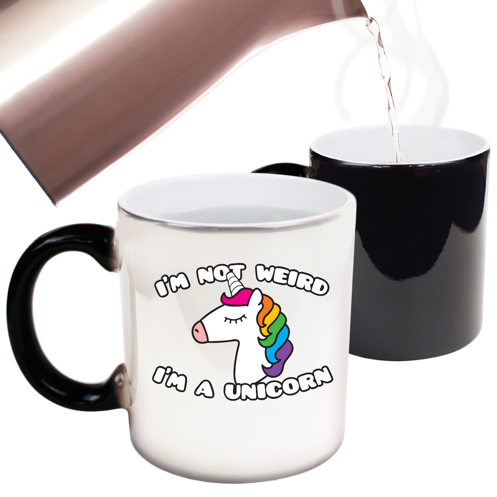 Im Not Weird Im A Unicorn - Funny Colour Changing Mug