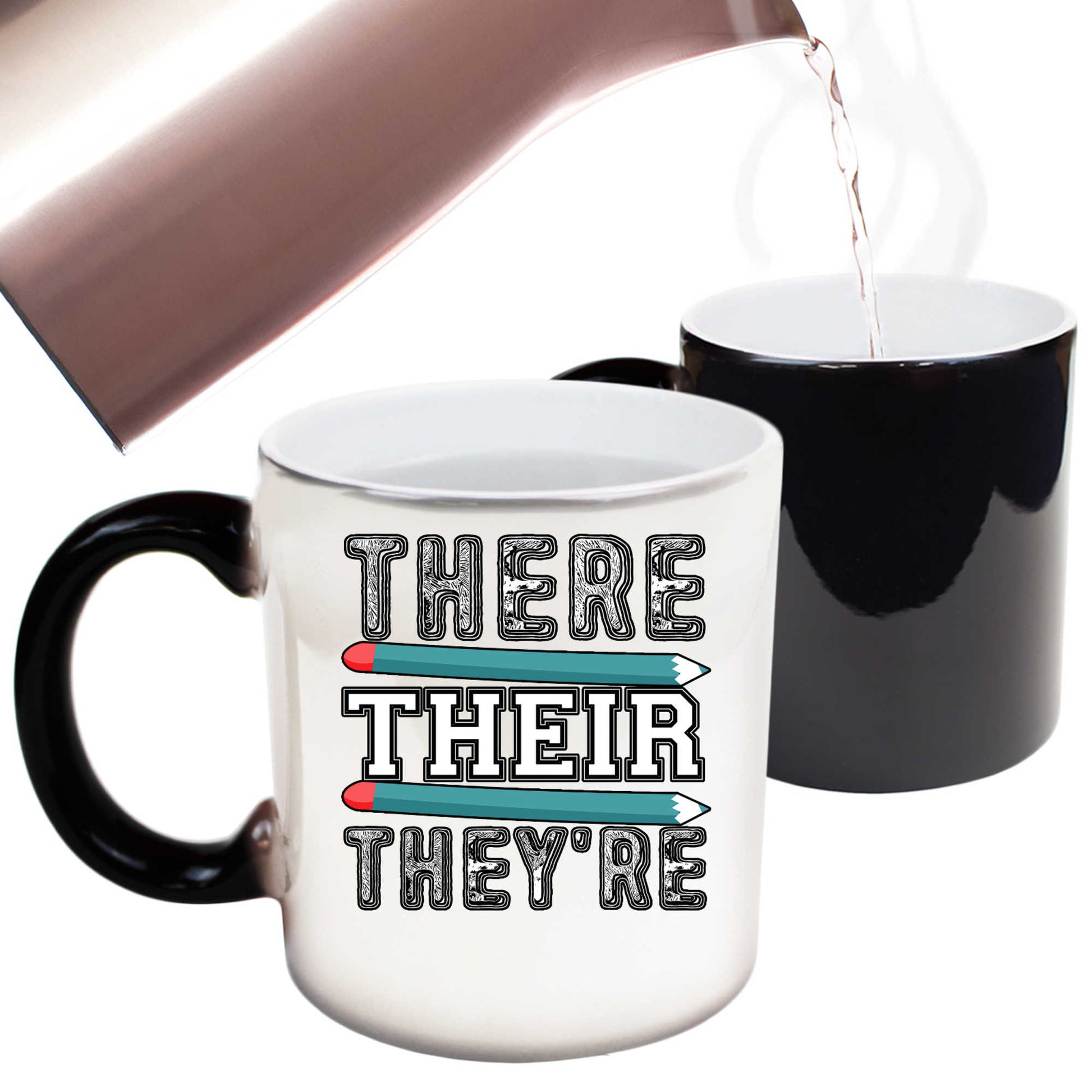 There Their Theyre  English Grammar Teacher - Funny Colour Changing Mug