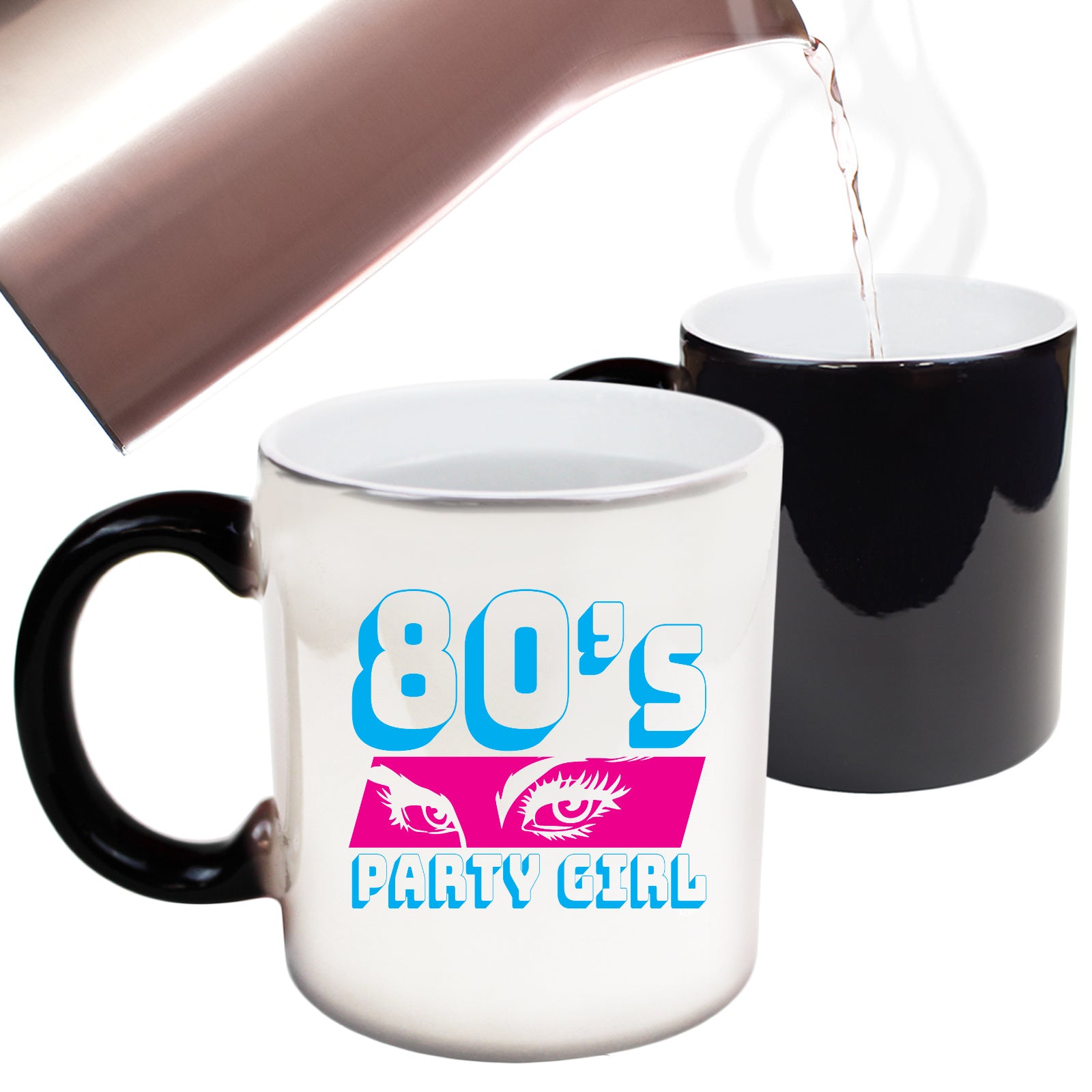 80S Party Girl Retro - Funny Colour Changing Mug