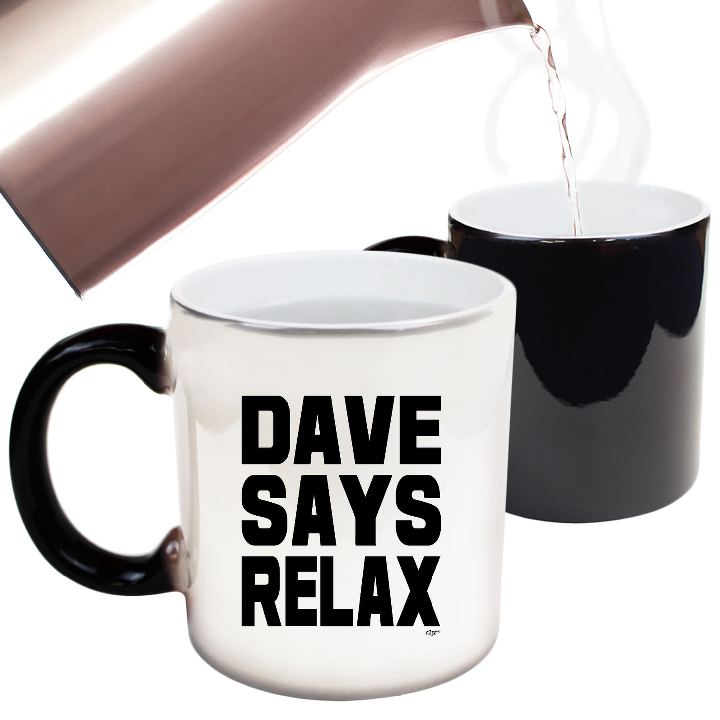 Dave Says Relax - Funny Colour Changing Mug