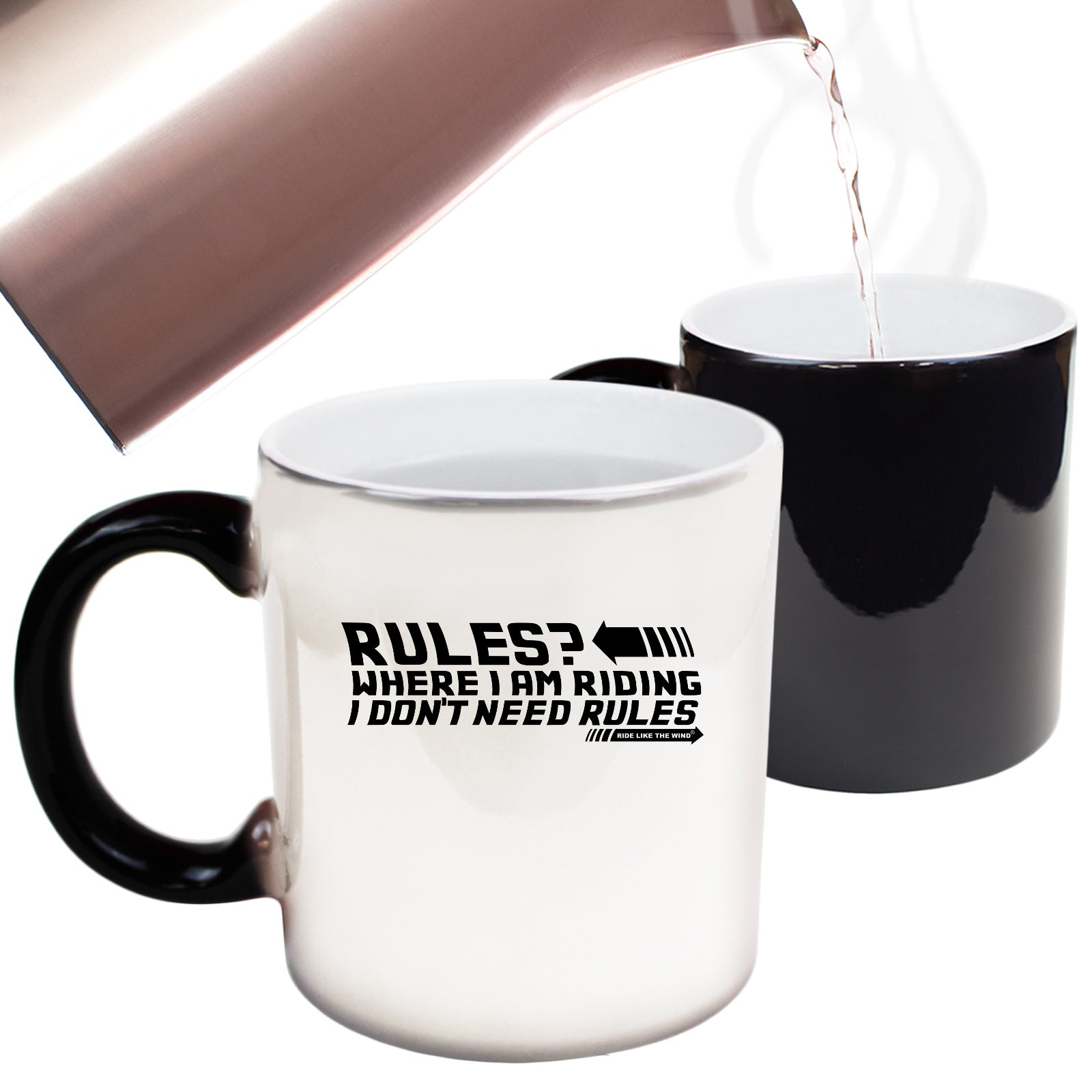 Rltw Rules Where I Am Riding - Funny Colour Changing Mug