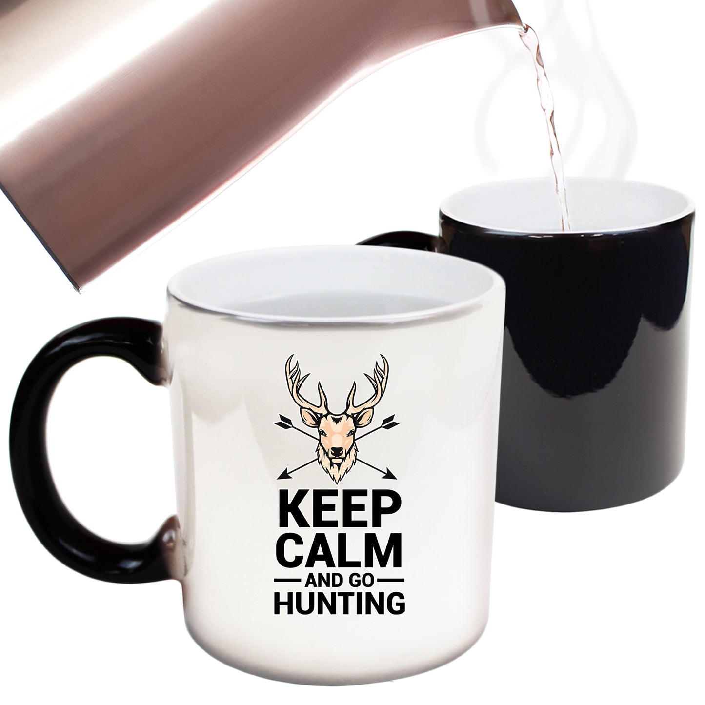 Keep Calm And Go Hunting - Funny Colour Changing Mug