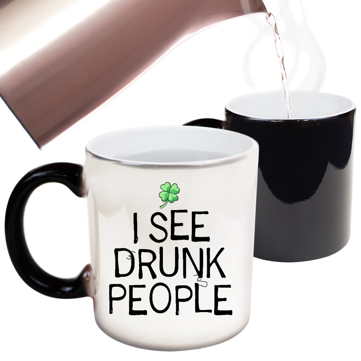 I See Drunk People Irish St Patricks Day  - Funny Colour Changing Mug