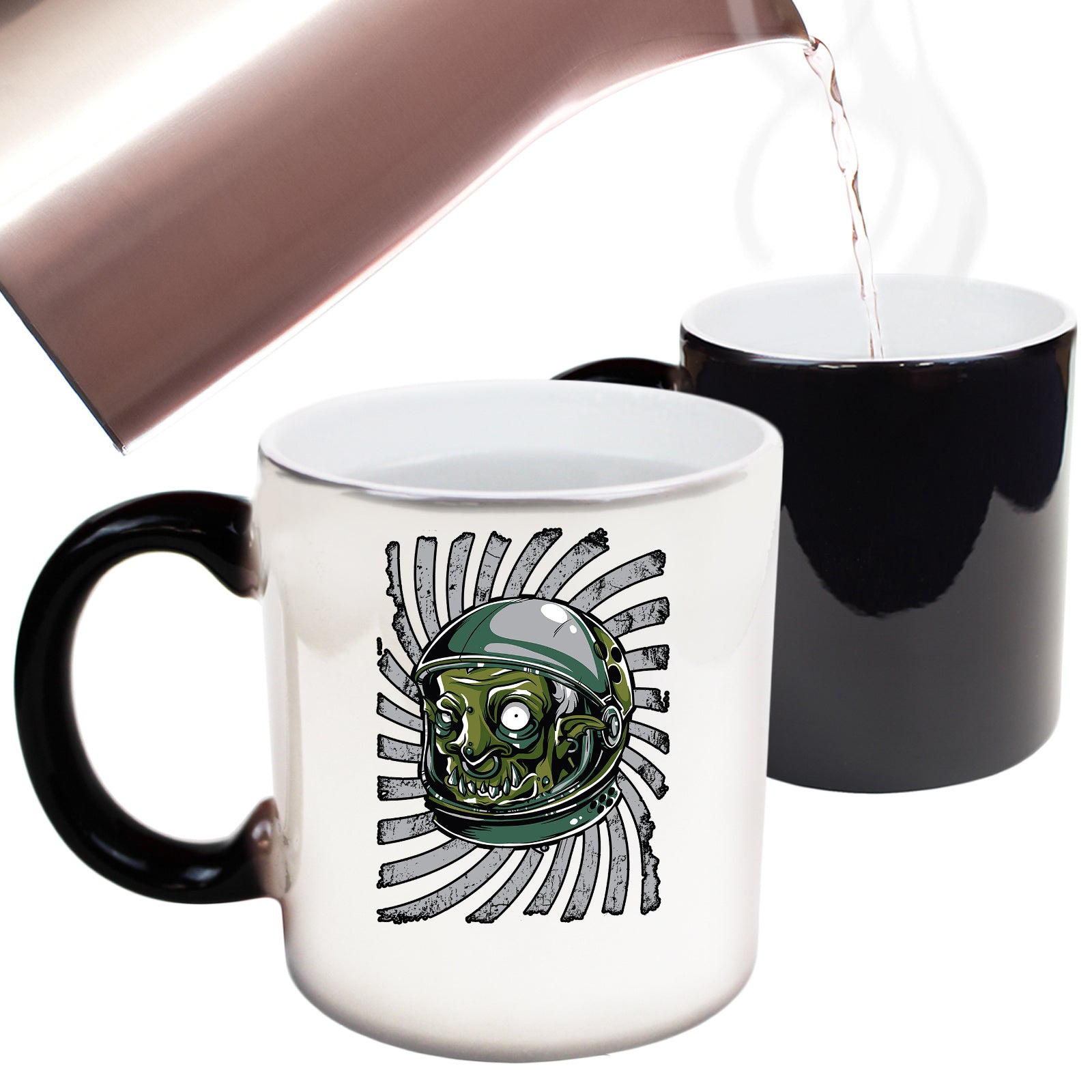 Zombie Space Monster - Funny Colour Changing Mug