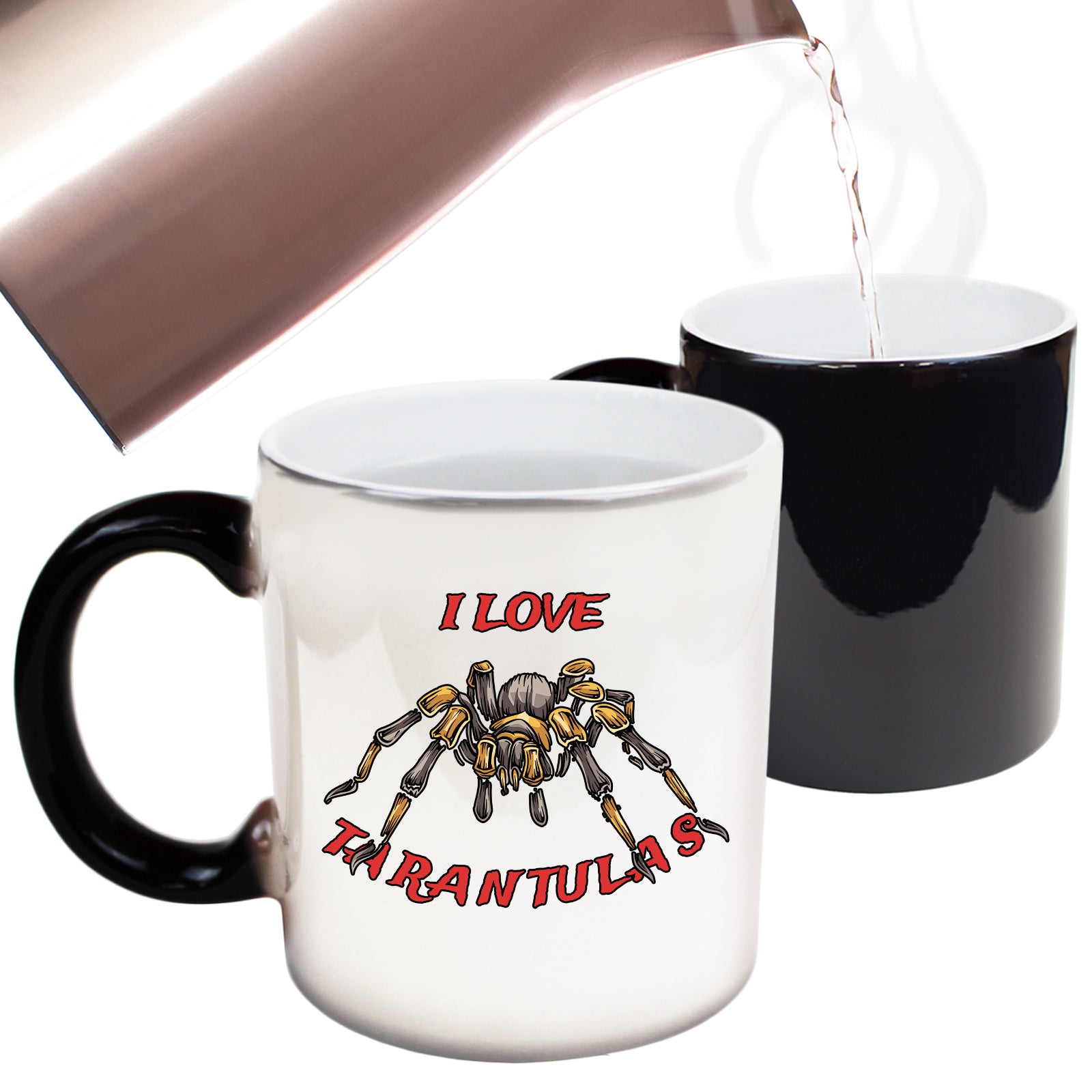 I Love Tarantulas Spiders - Funny Colour Changing Mug